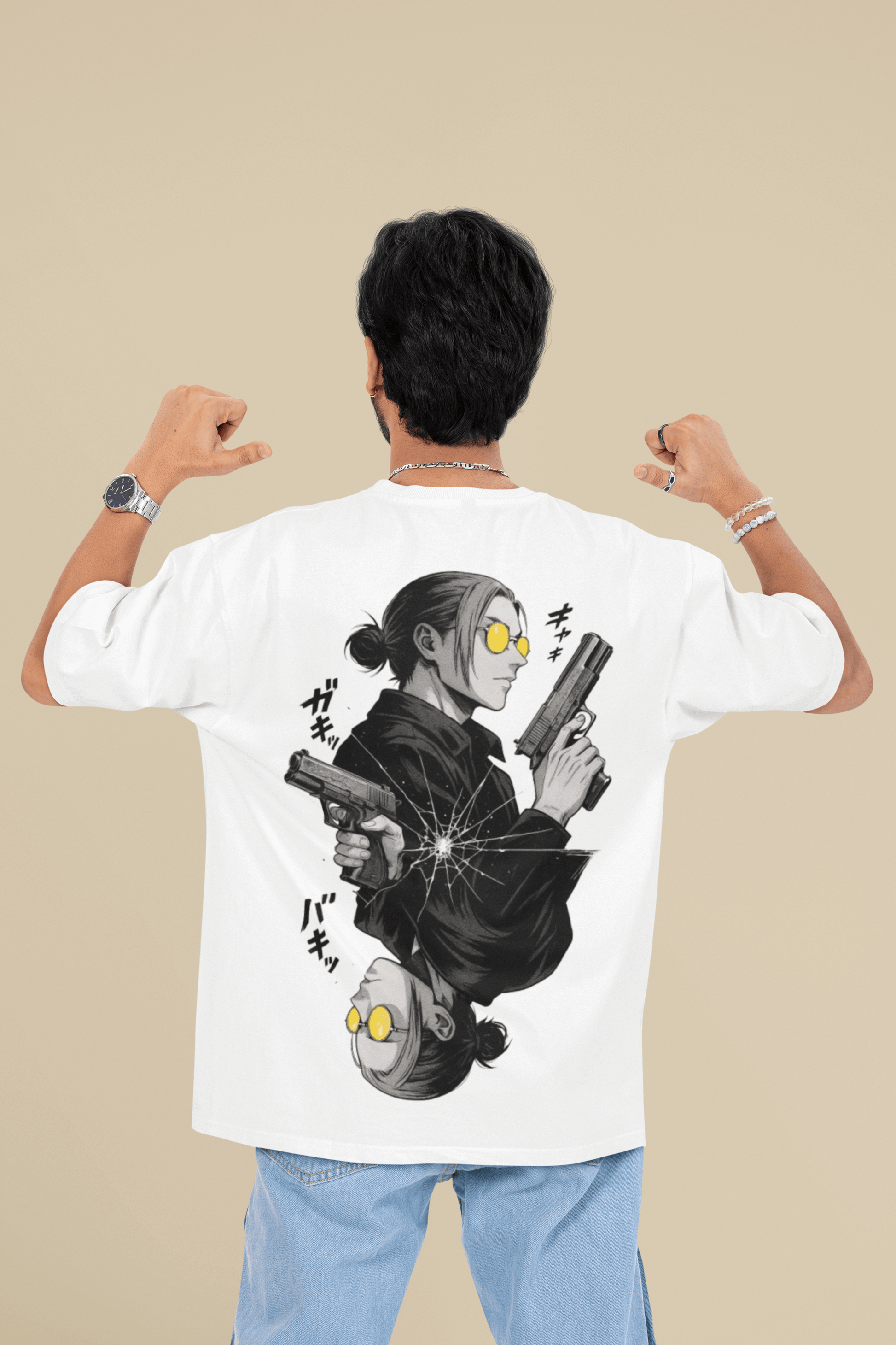 Taro Sakamoto Dual Persona Oversized Tee