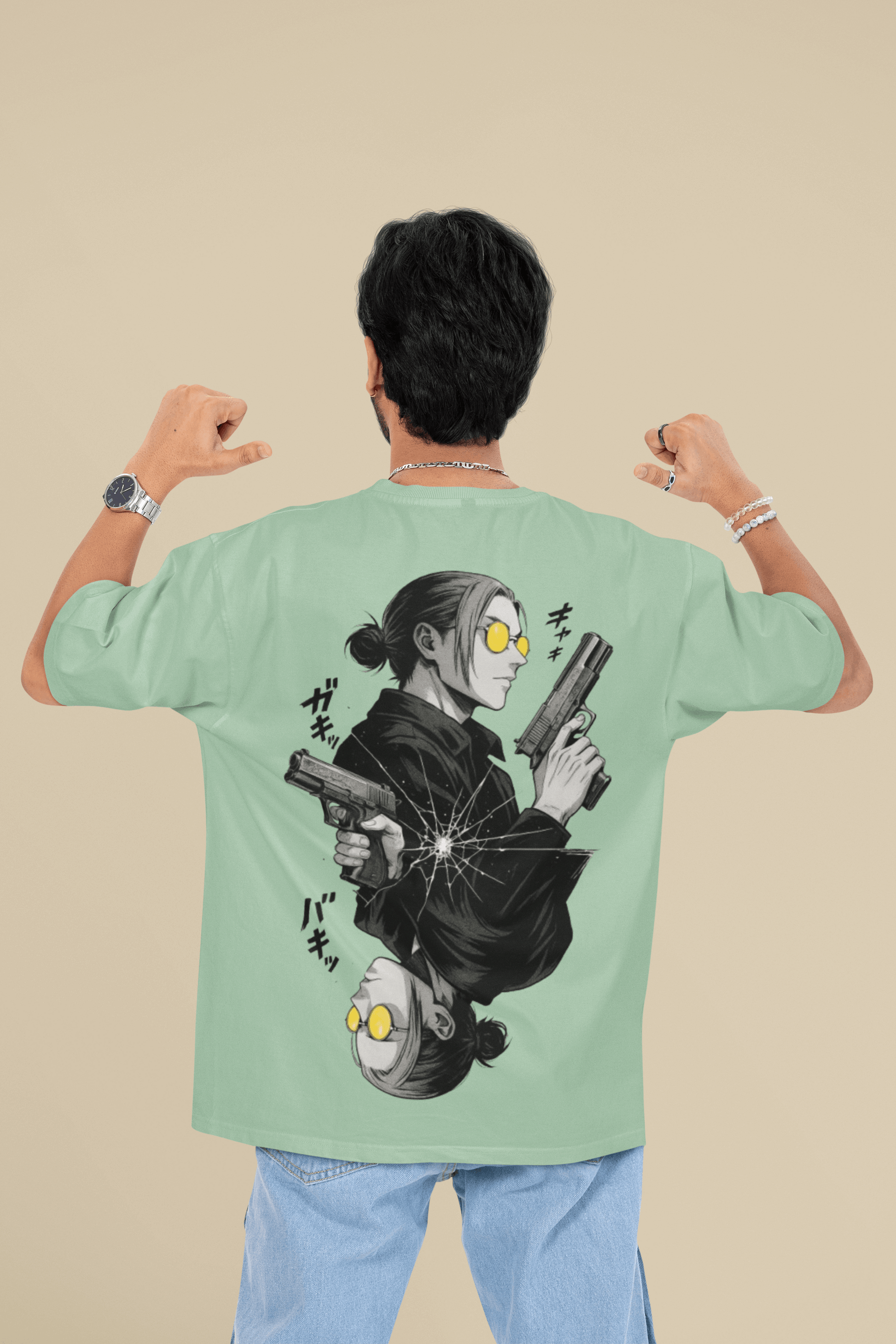 Taro Sakamoto Dual Persona Oversized Tee