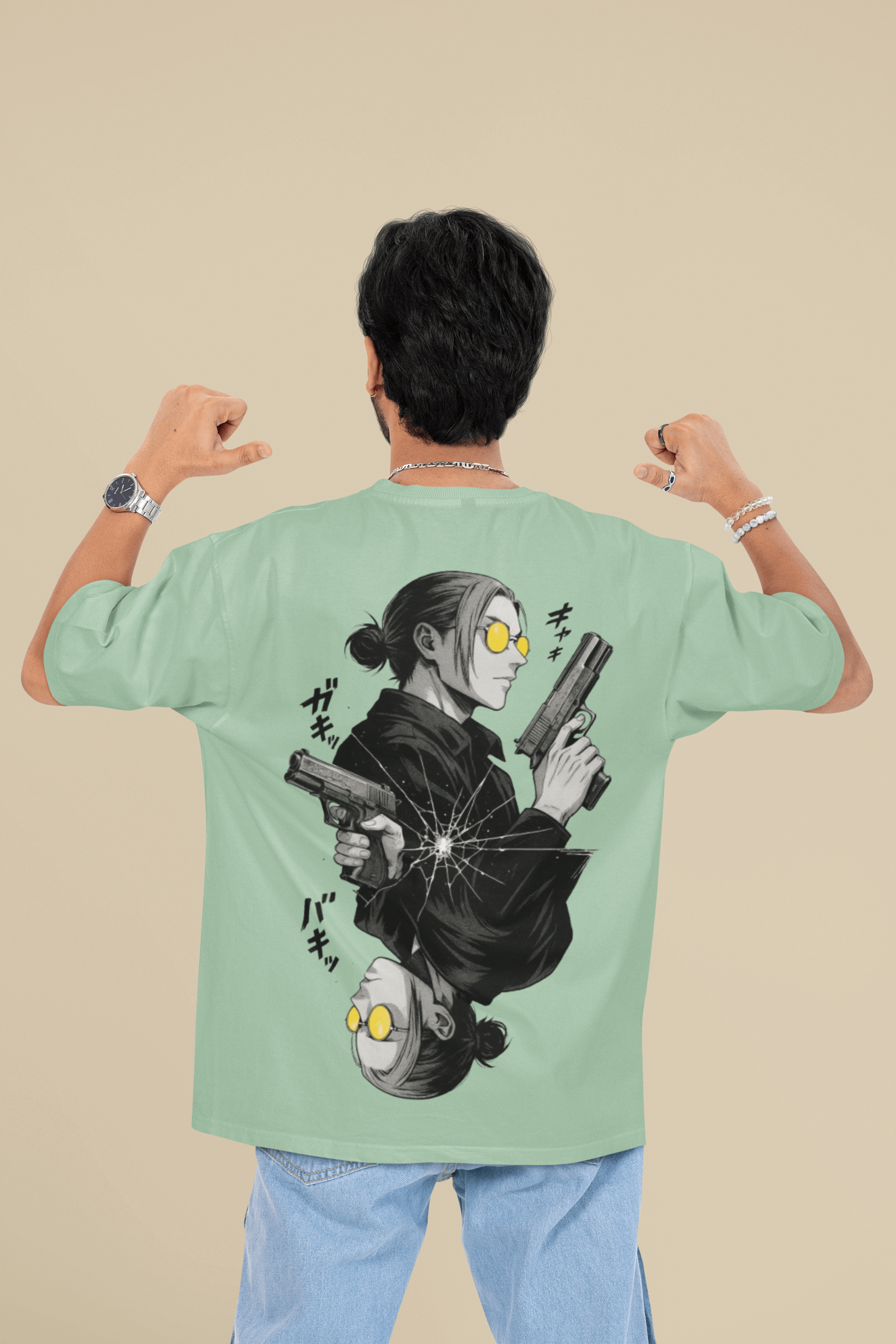 Taro Sakamoto Dual Persona Oversized Tee
