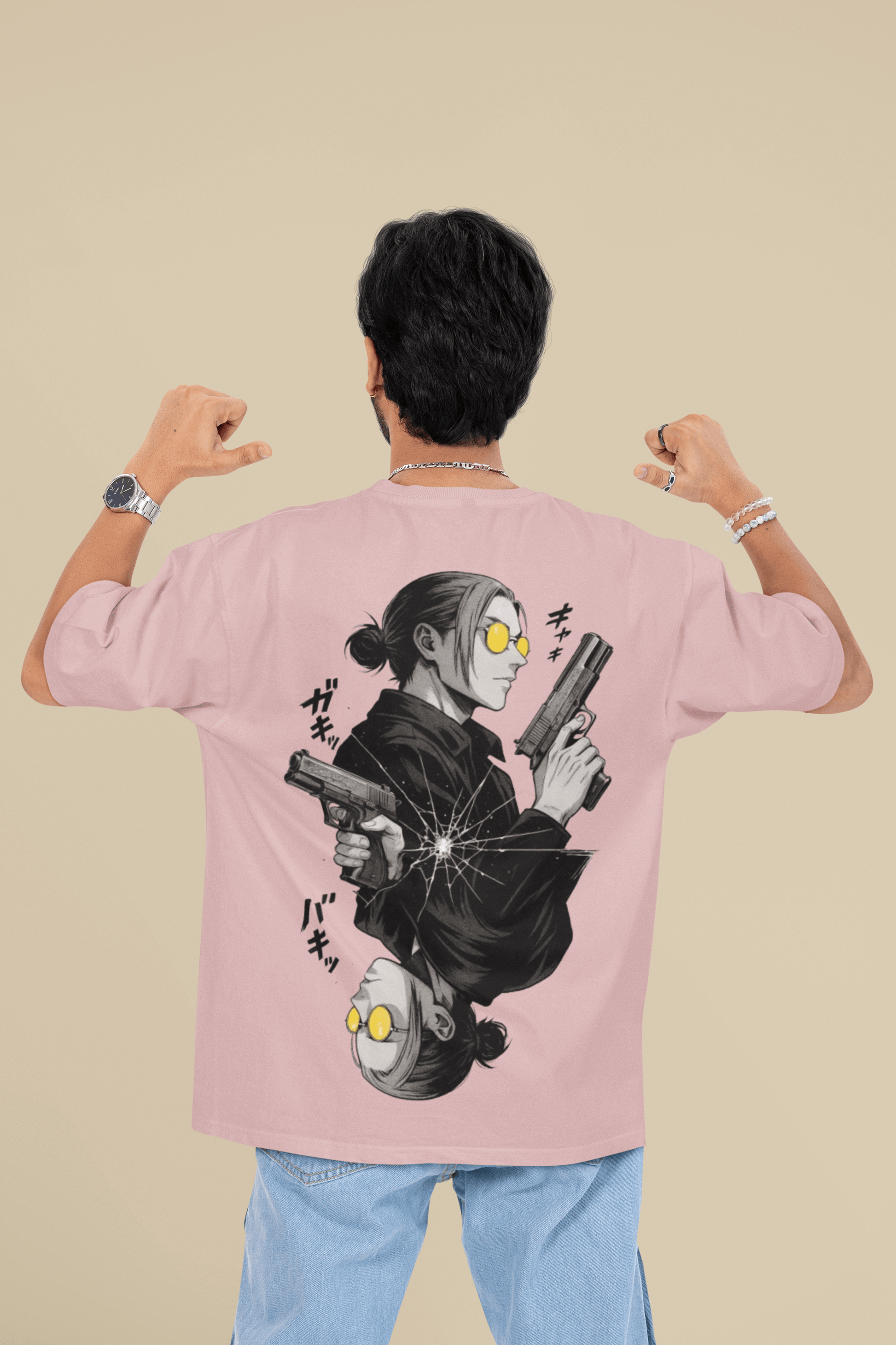 Taro Sakamoto Dual Persona Oversized Tee