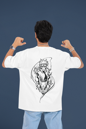 Unleash the Hidden Power Naruto Kurama Tee | Mist & Cozy