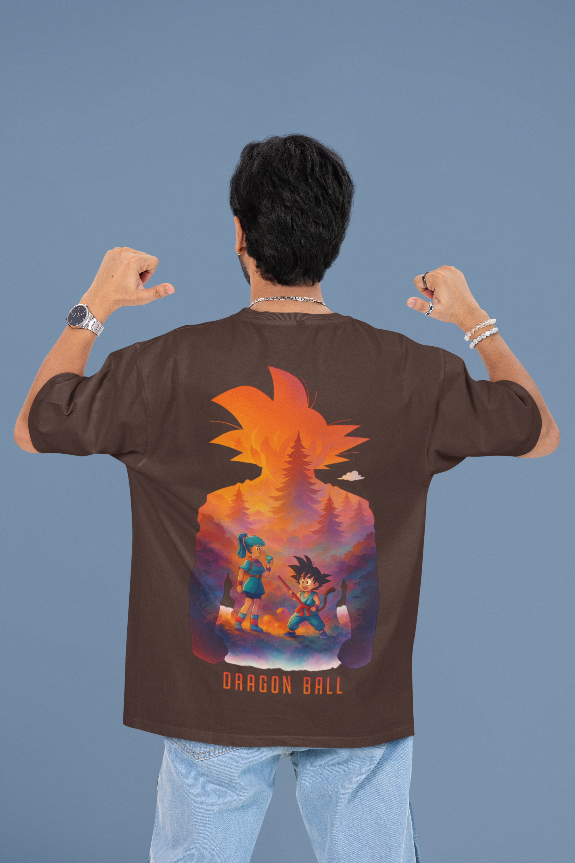 Legend Begins Dragon Ball Origins Oversized Tee | Mist & Cozy