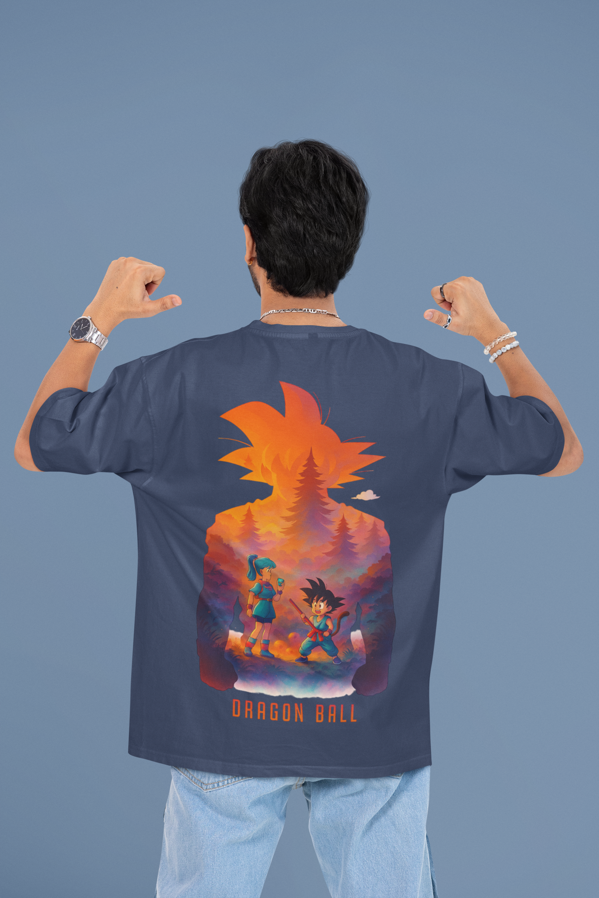 Legend Begins Dragon Ball Origins Oversized Tee | Mist & Cozy