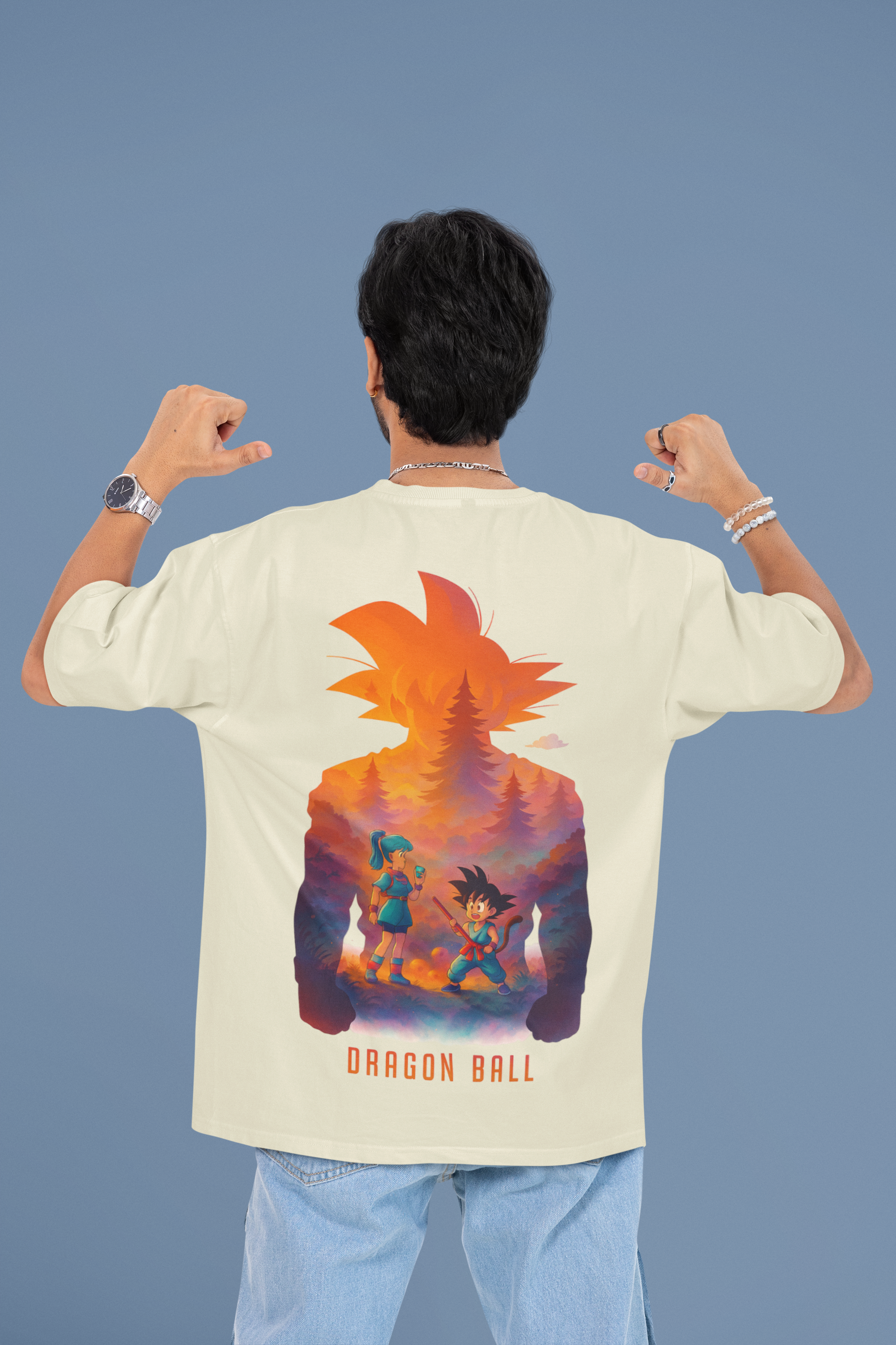 Legend Begins Dragon Ball Origins Oversized Tee | Mist & Cozy