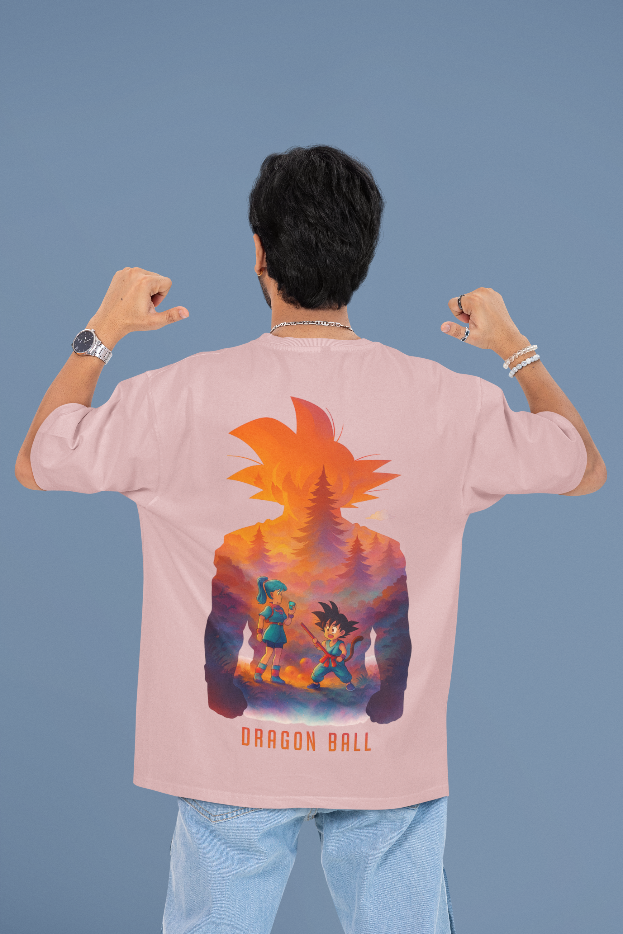 Legend Begins Dragon Ball Origins Oversized Tee | Mist & Cozy