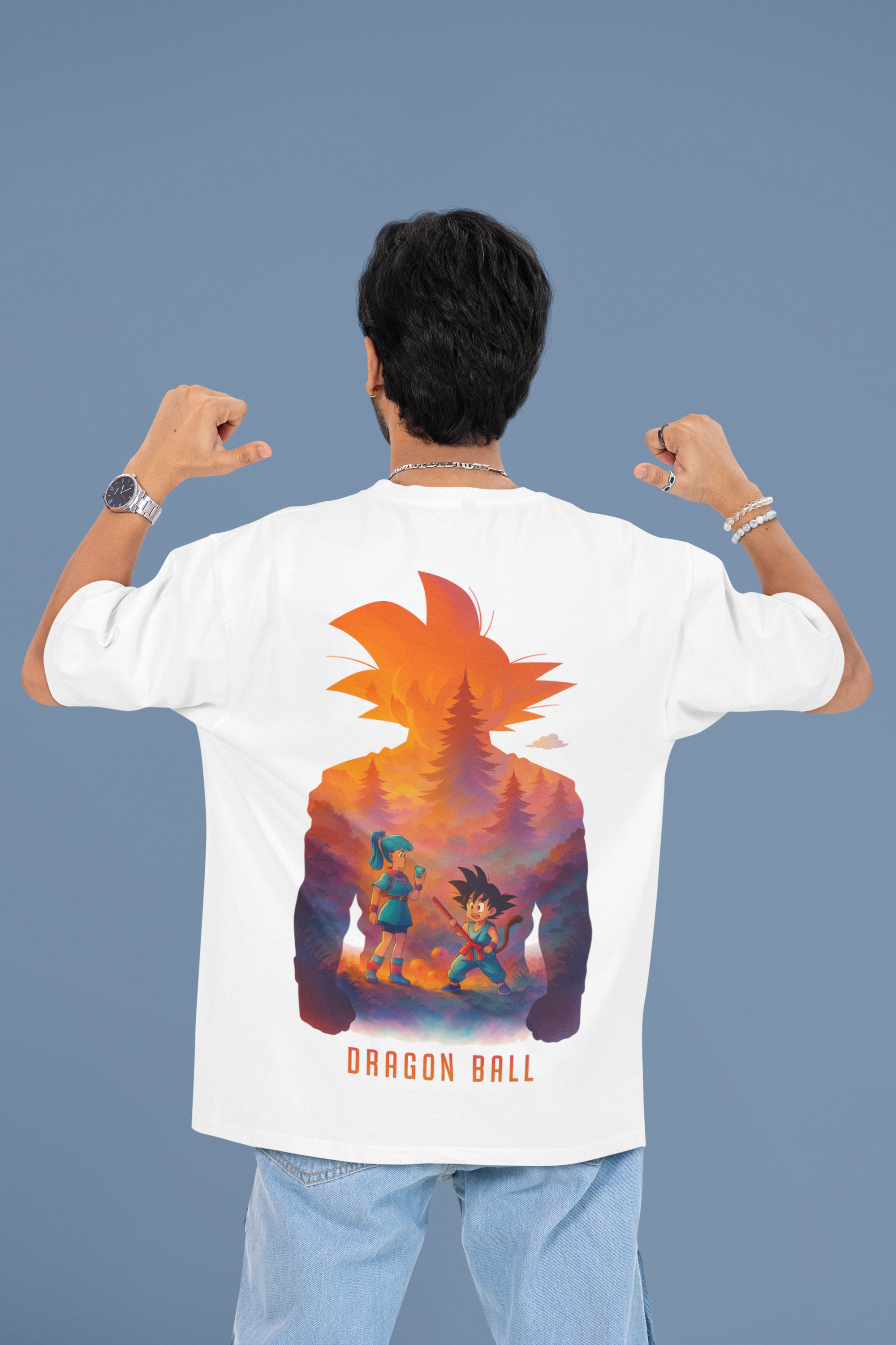 Legend Begins Dragon Ball Origins Oversized Tee | Mist & Cozy