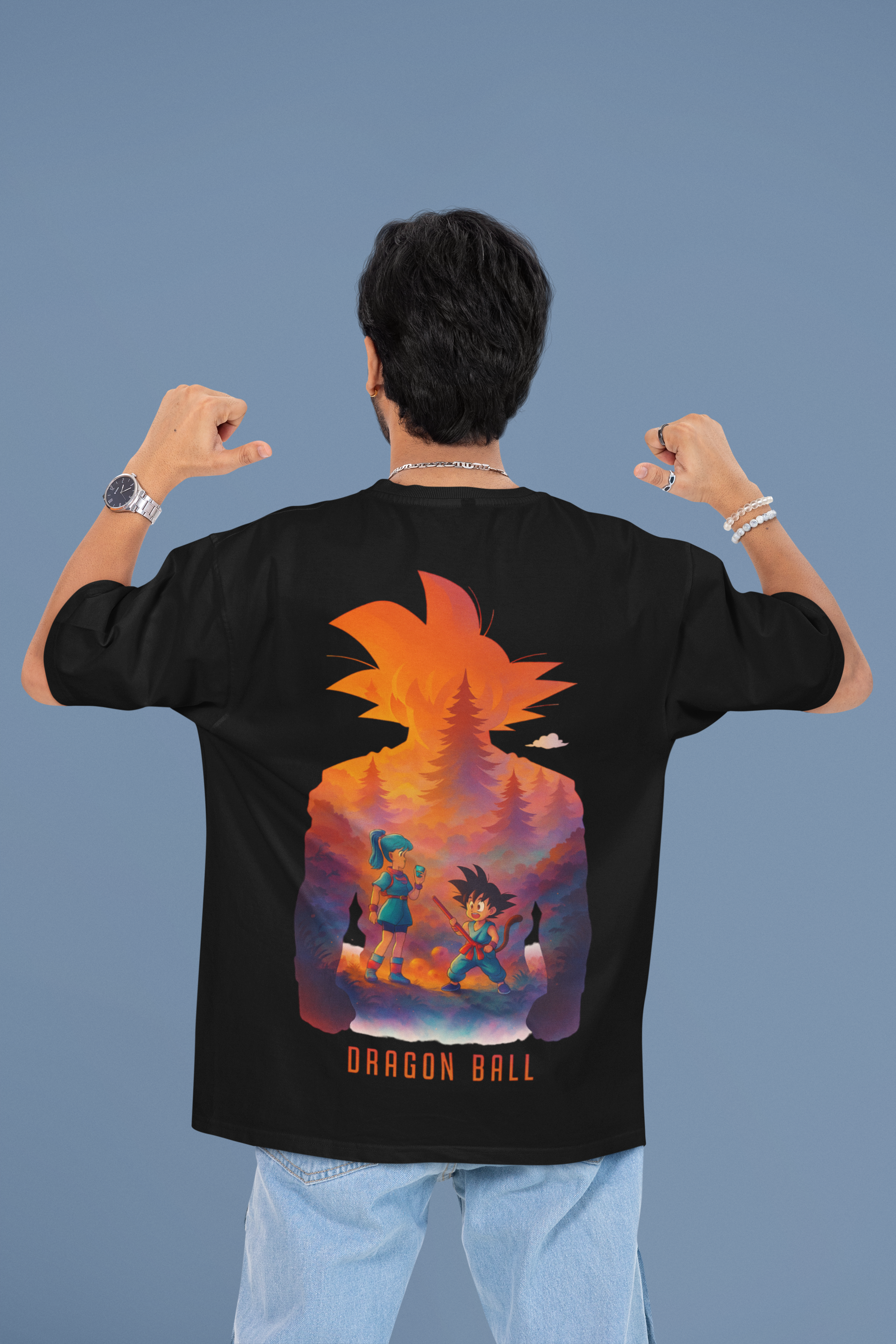 Legend Begins Dragon Ball Origins Oversized Tee | Mist & Cozy