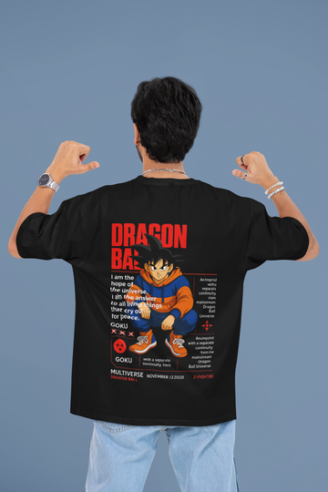 Multiverse Protector Goku Oversized Tee | Mist & Cozy