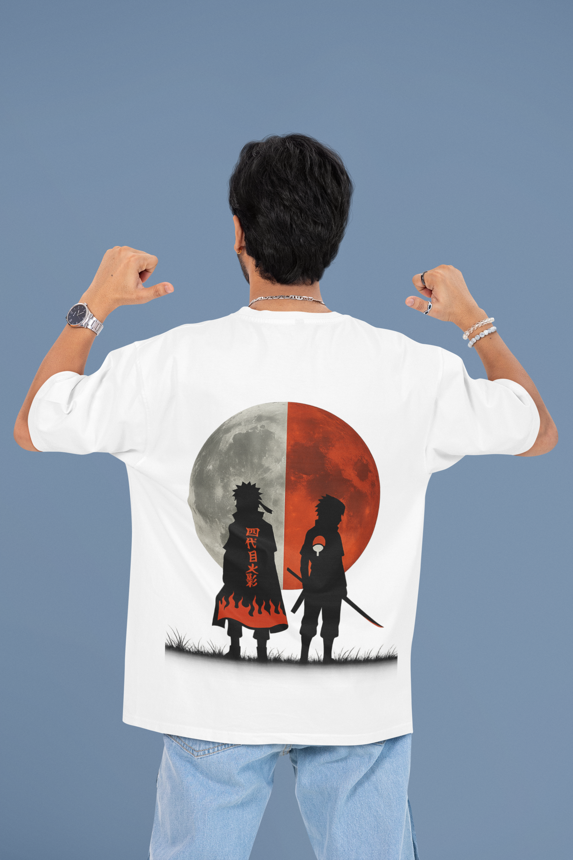 Two Paths One Destiny Naruto & Sasuke Tee | Mist & Cozy