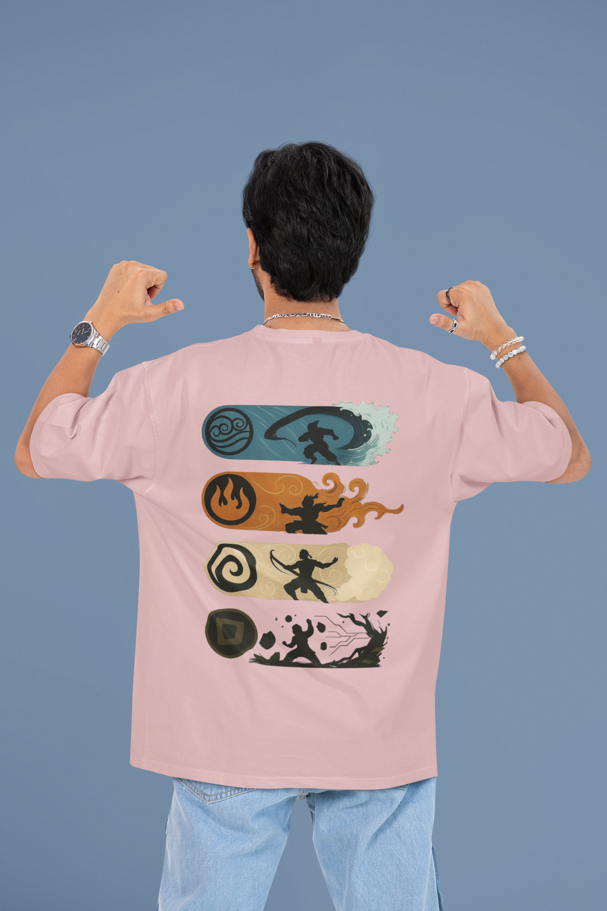 Balance the Elements Avatar Oversized Tee | Mist & Cozy