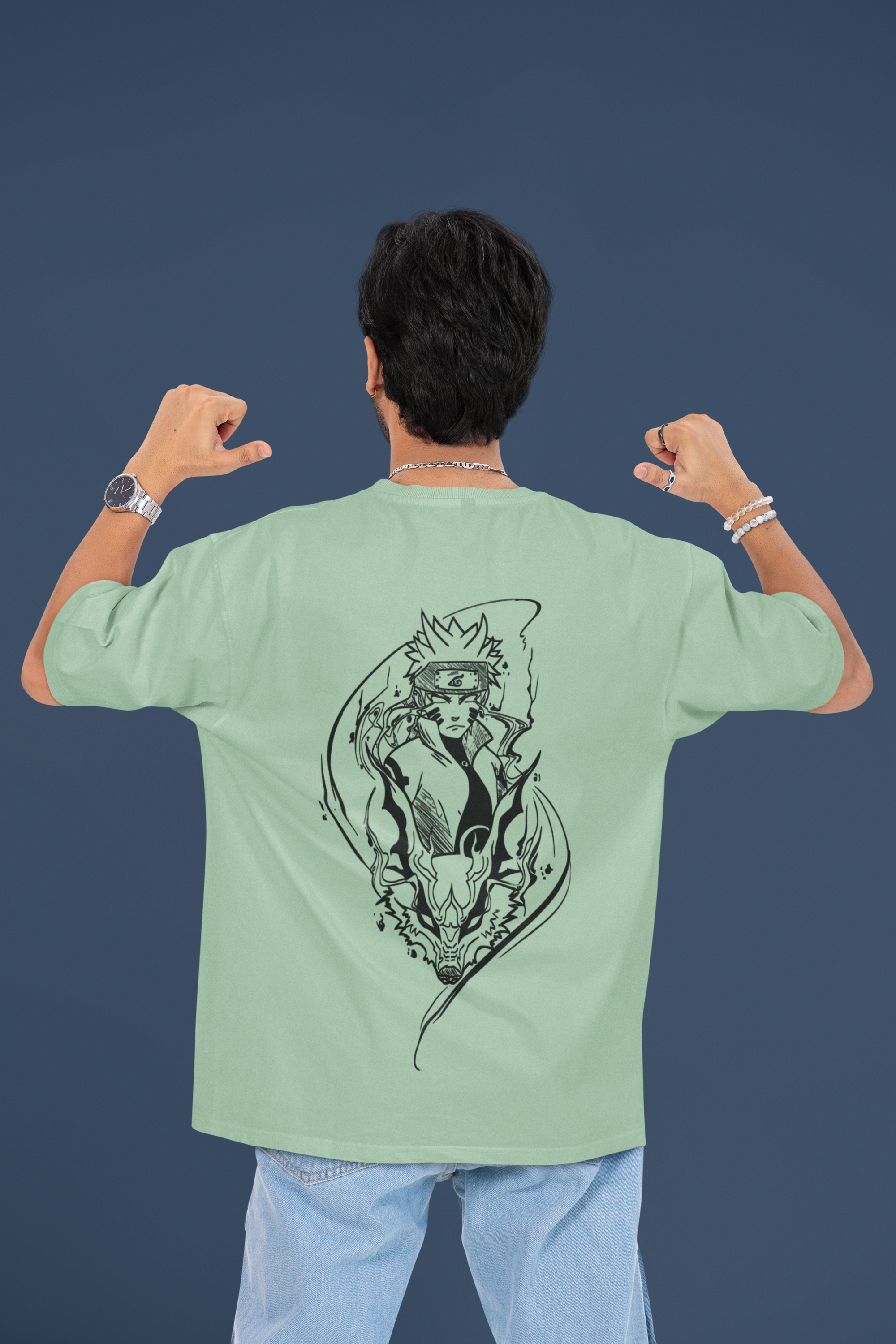 Unleash the Hidden Power Naruto Kurama Tee | Mist & Cozy