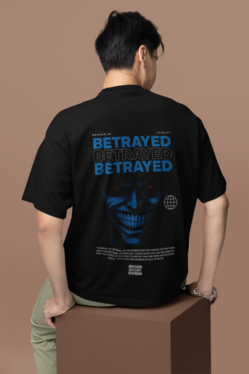 Betrayed & Broken Duality Oversized Tee | Mist & Cozy