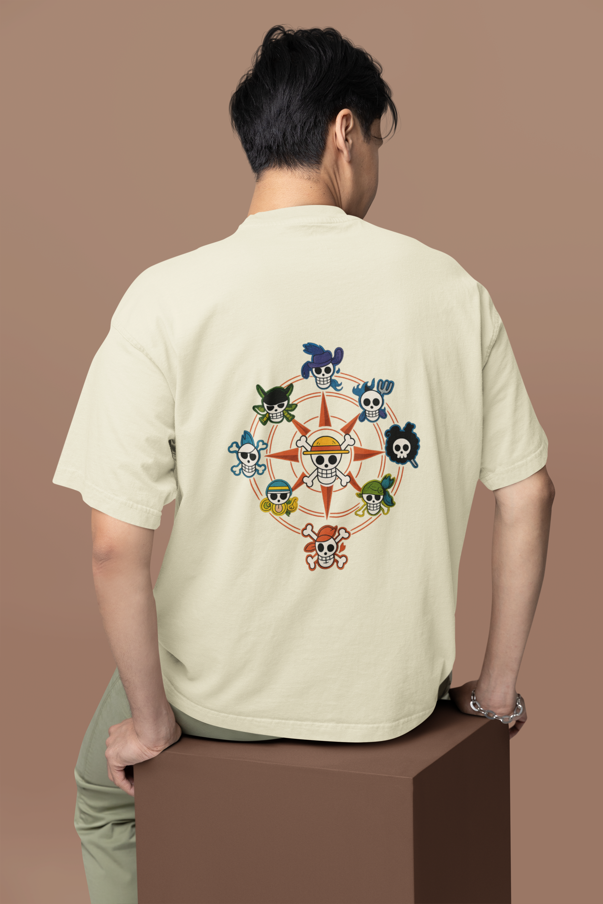 Straw Hat Legacy Oversized Tee | Mist & Cozy