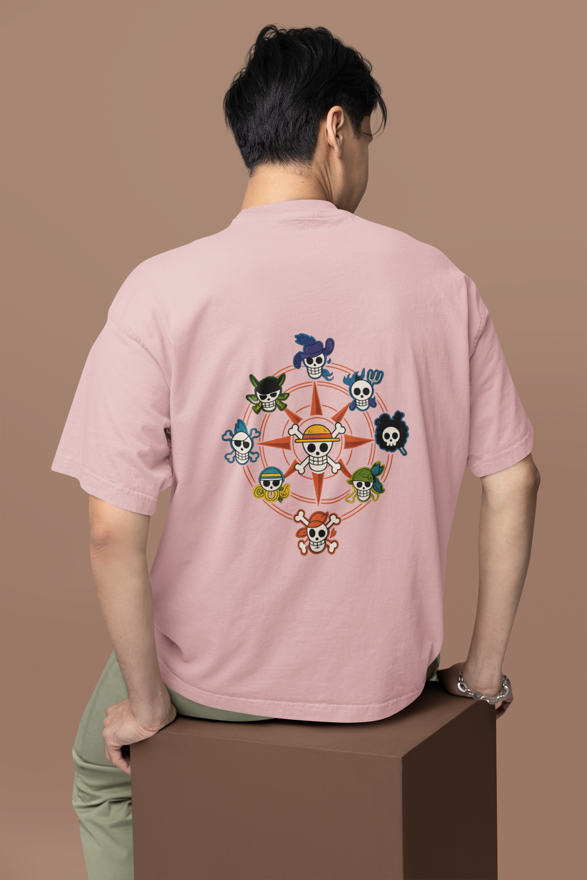 Straw Hat Legacy Oversized Tee | Mist & Cozy