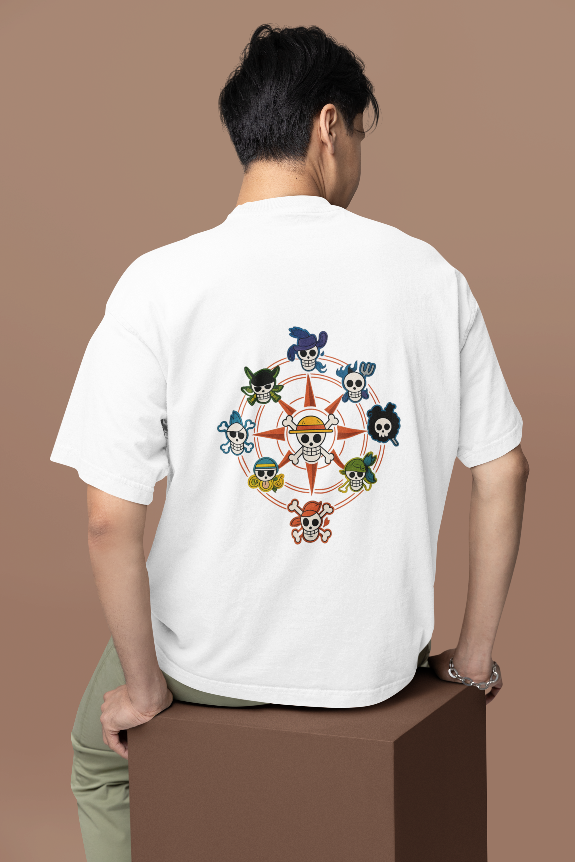 Straw Hat Legacy Oversized Tee | Mist & Cozy