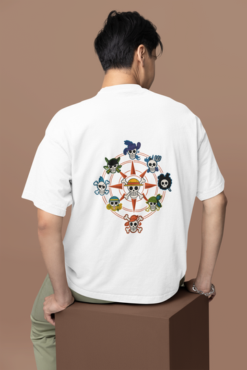 Straw Hat Legacy Oversized Tee | Mist & Cozy