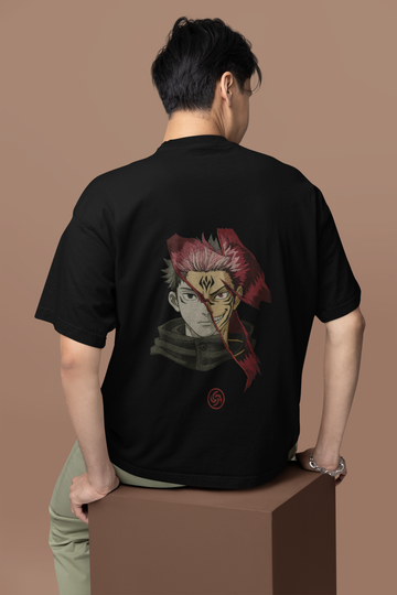 Itadori x Sukuna Duality Unleashed Oversized Tee | Mist & Cozy