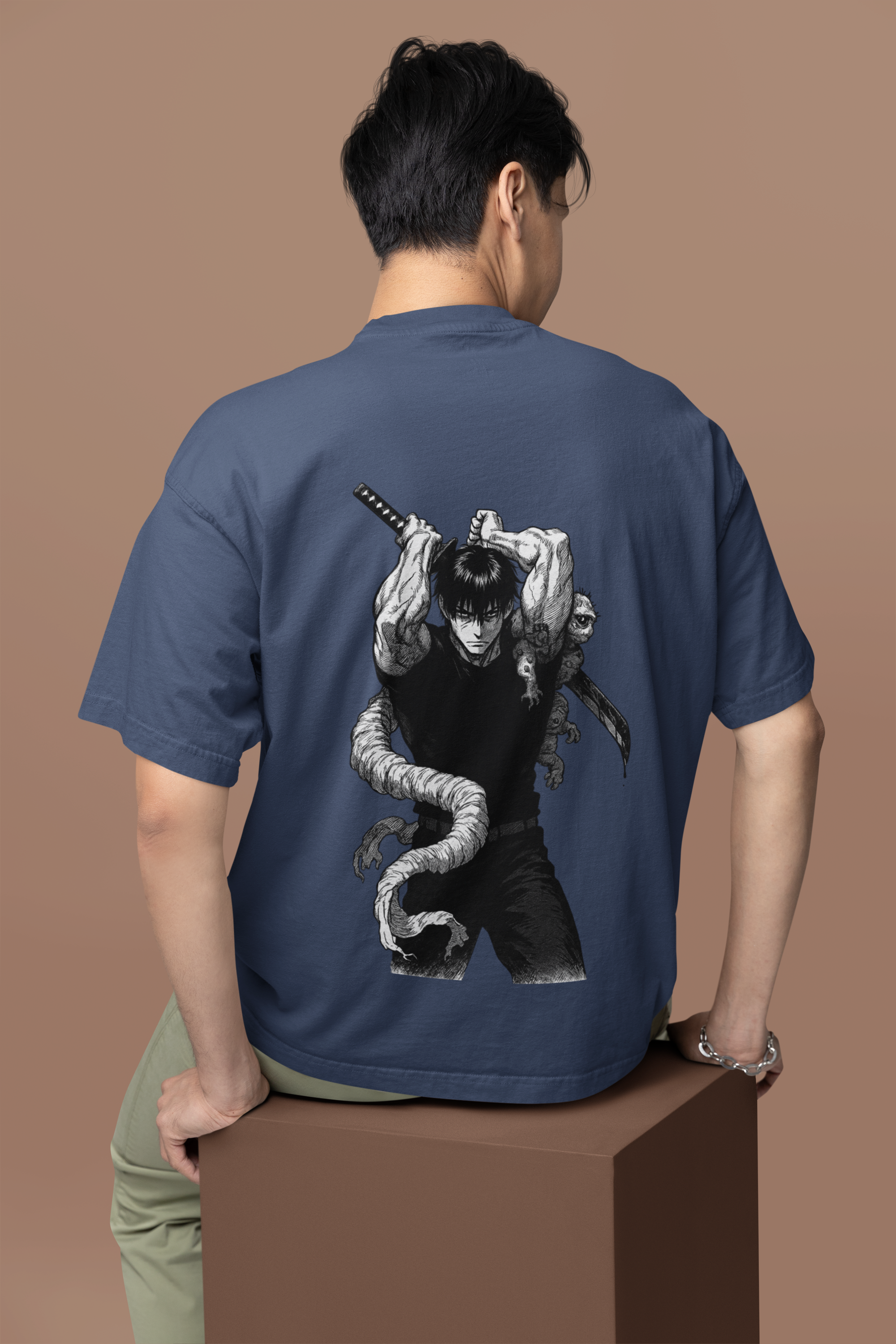 Toji Fushiguro Cursed Slayer Oversized Tee | Mist & Cozy - Mist & Cozy