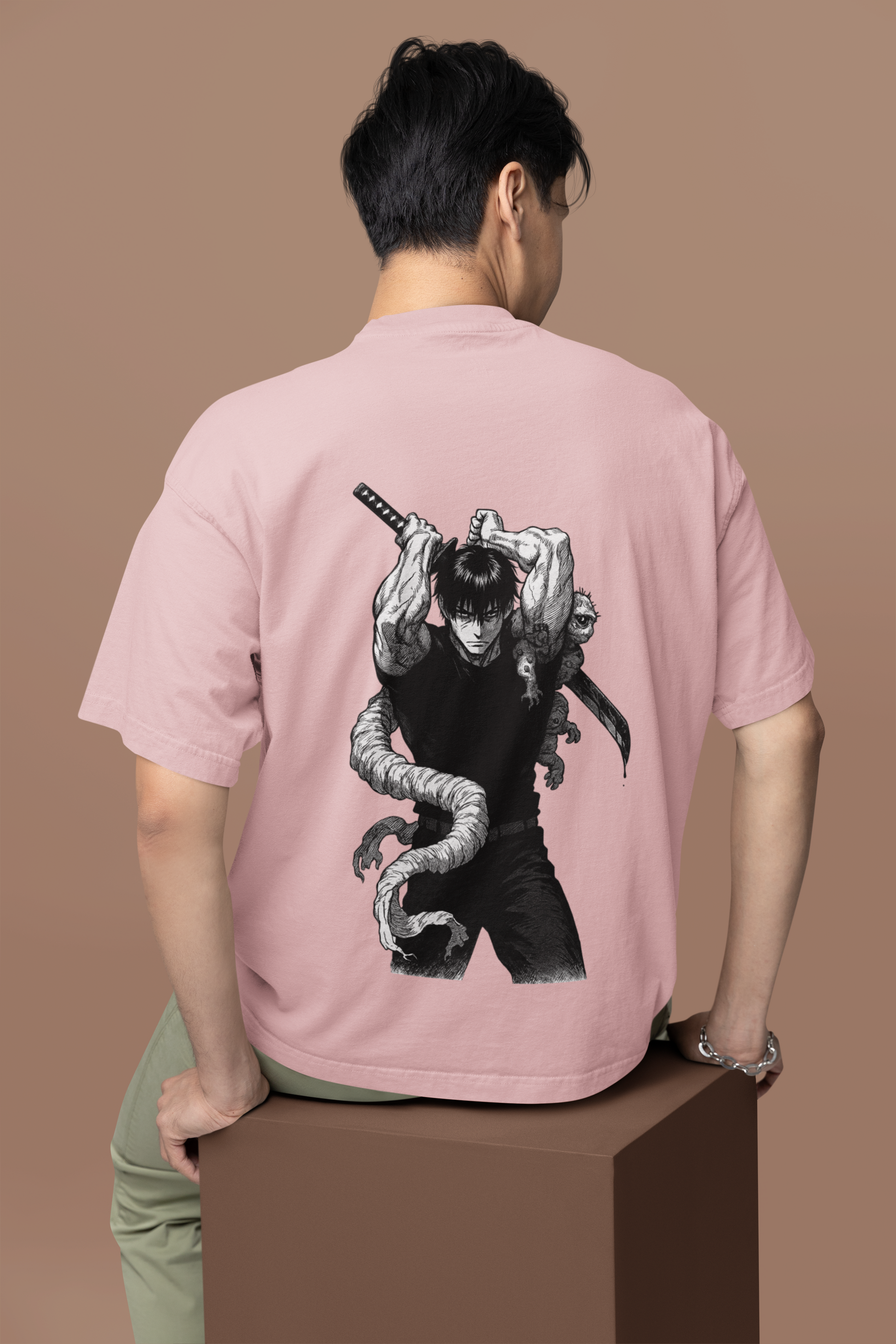 Toji Fushiguro Cursed Slayer Oversized Tee | Mist & Cozy - Mist & Cozy