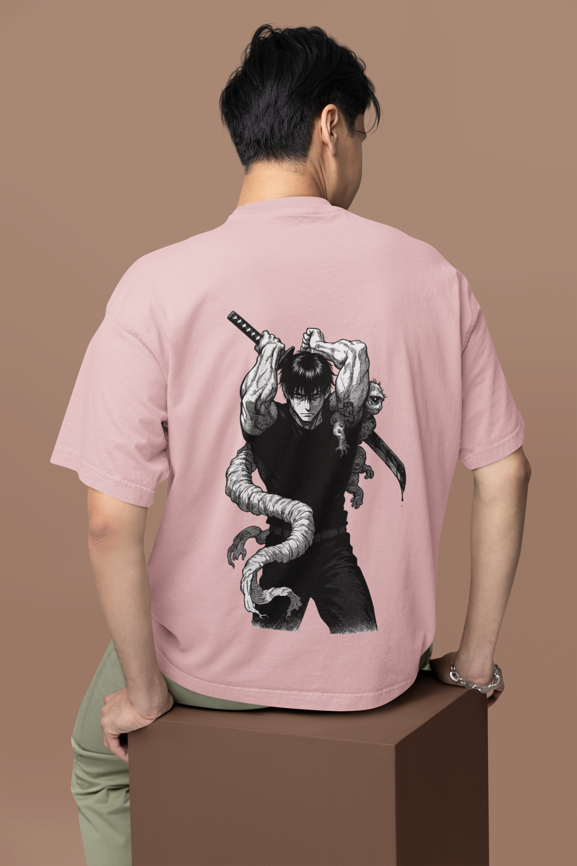 Toji Fushiguro Cursed Slayer Oversized Tee | Mist & Cozy - Mist & Cozy
