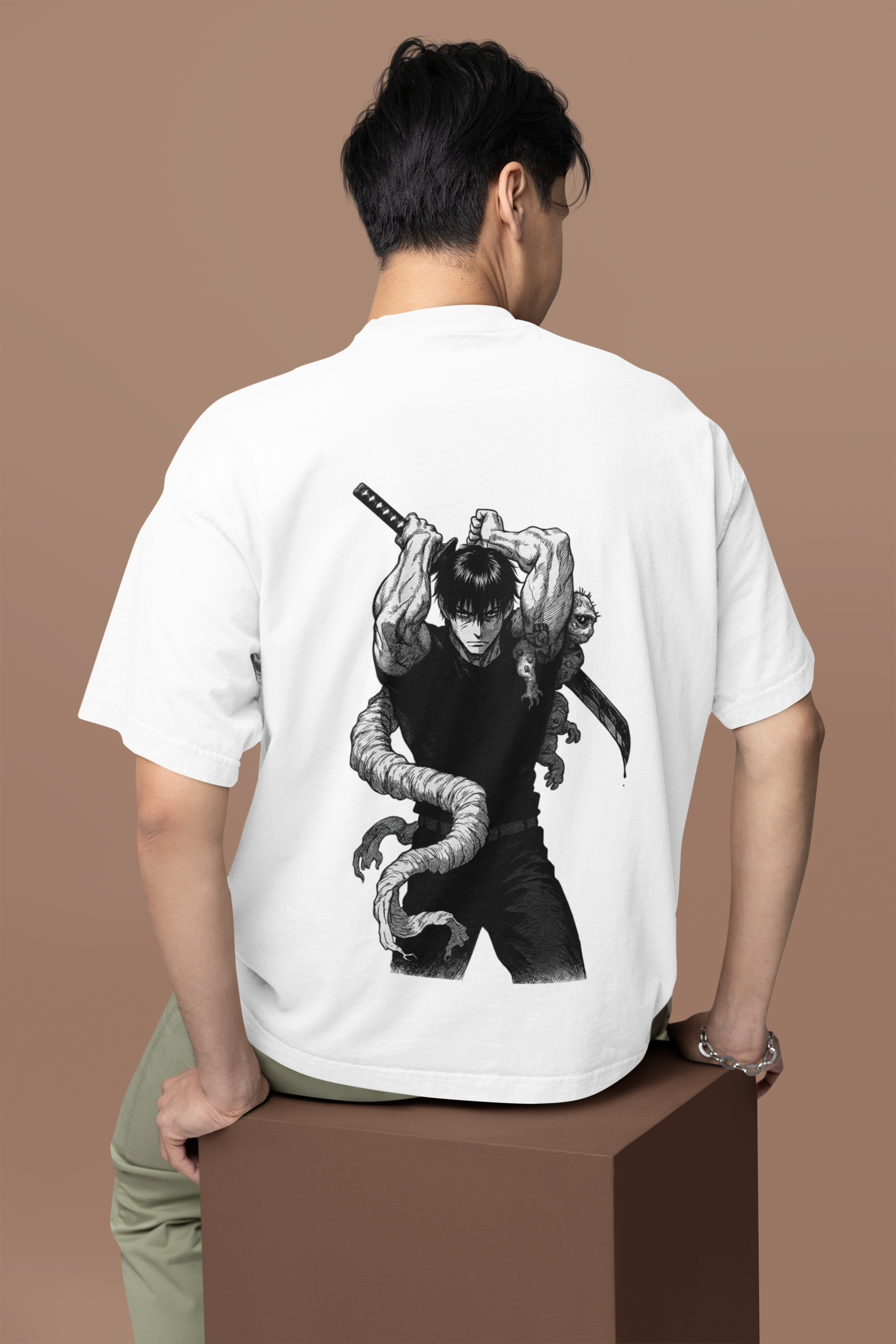 Toji Fushiguro Cursed Slayer Oversized Tee | Mist & Cozy - Mist & Cozy