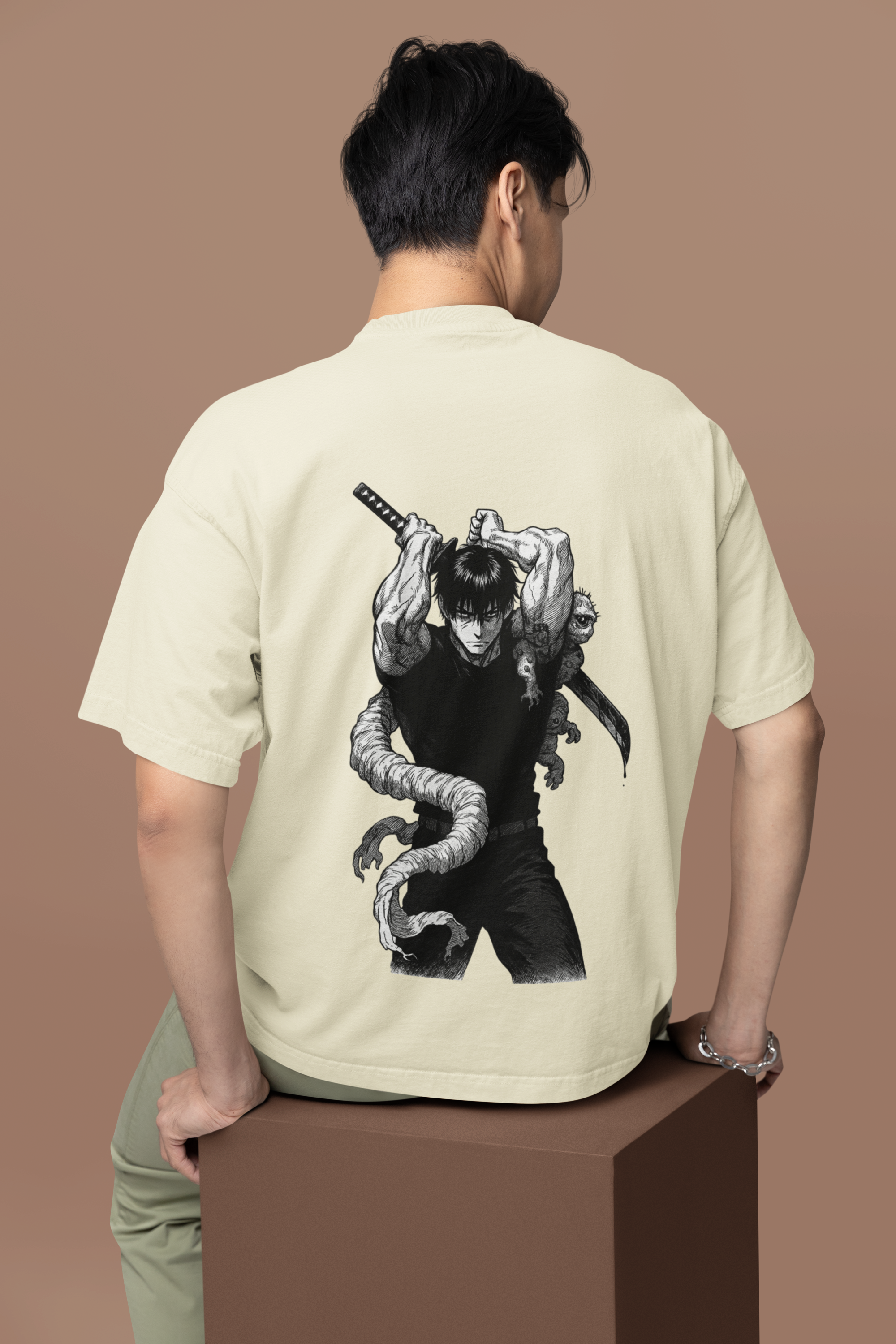 Toji Fushiguro Cursed Slayer Oversized Tee | Mist & Cozy - Mist & Cozy