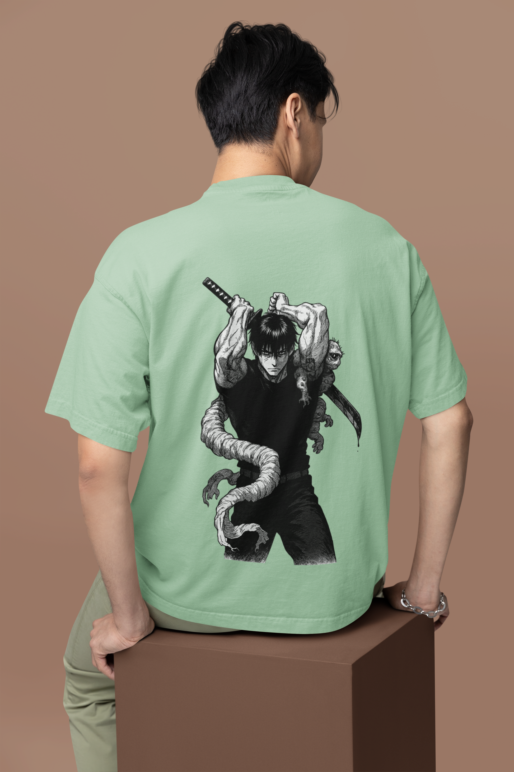 Toji Fushiguro Cursed Slayer Oversized Tee | Mist & Cozy - Mist & Cozy