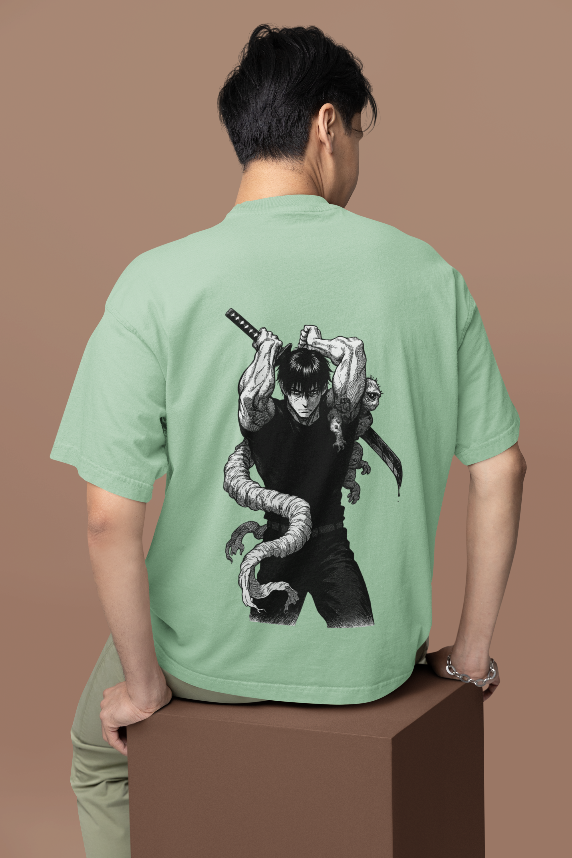 Toji Fushiguro Cursed Slayer Oversized Tee | Mist & Cozy - Mist & Cozy