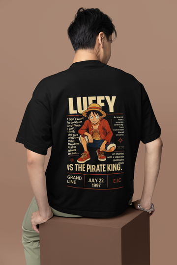 Freedom Over Everything Luffy Pirate King Tee | Mist & Cozy
