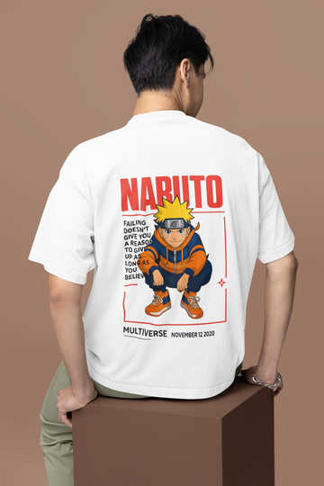 Believe in Yourself Naruto Multiverse Oversized Tee | Mist & Cozy
