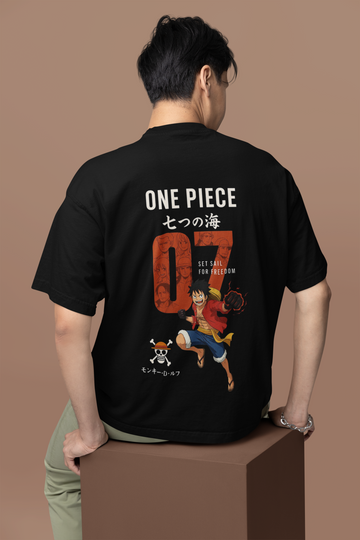 One Piece Freedom Oversized Tee | Mist & Cozy - Mist & Cozy