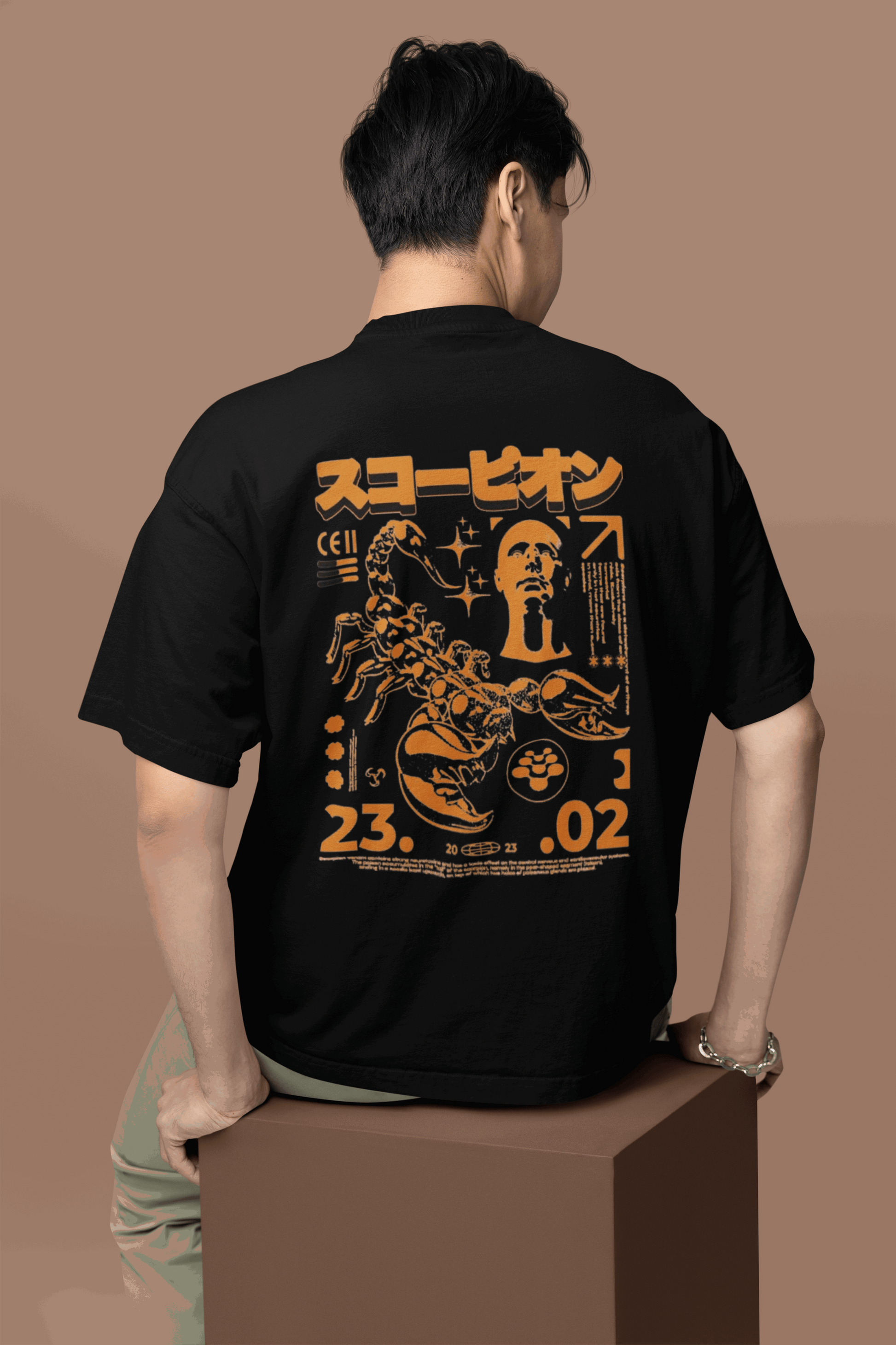 Scorpion Code Oversized Tee