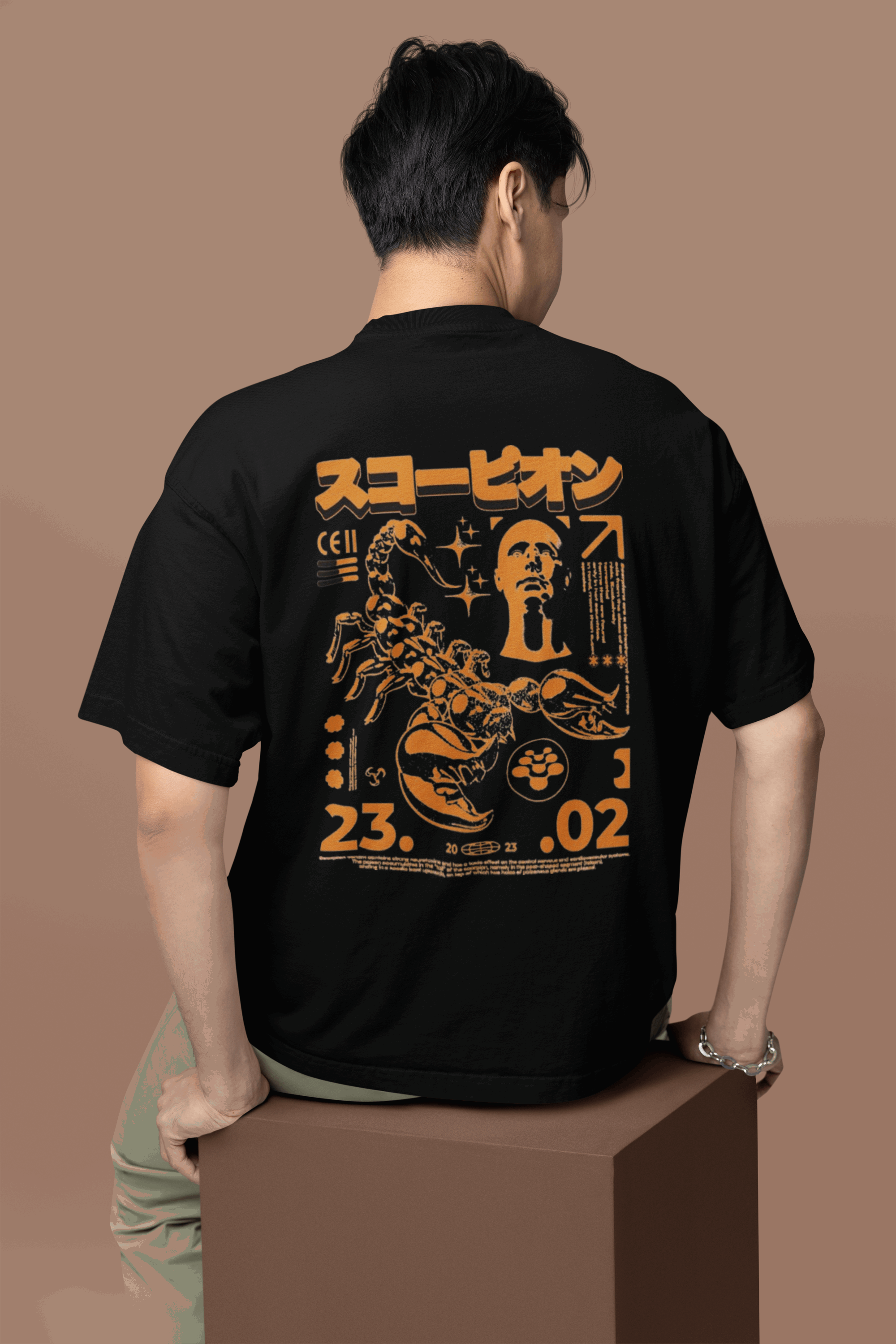 Scorpion Code Oversized Tee