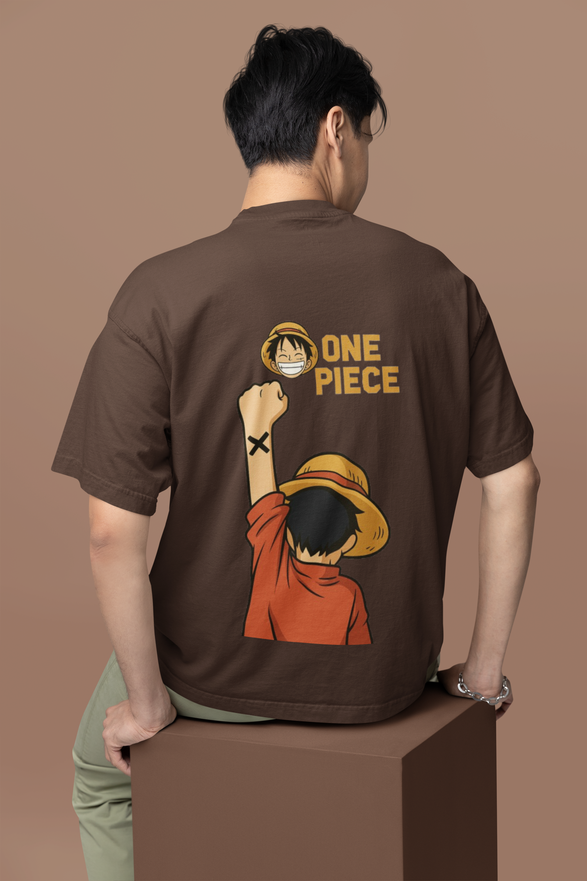Forever Nakama Luffy’s Oath Oversized Tee | Mist & Cozy