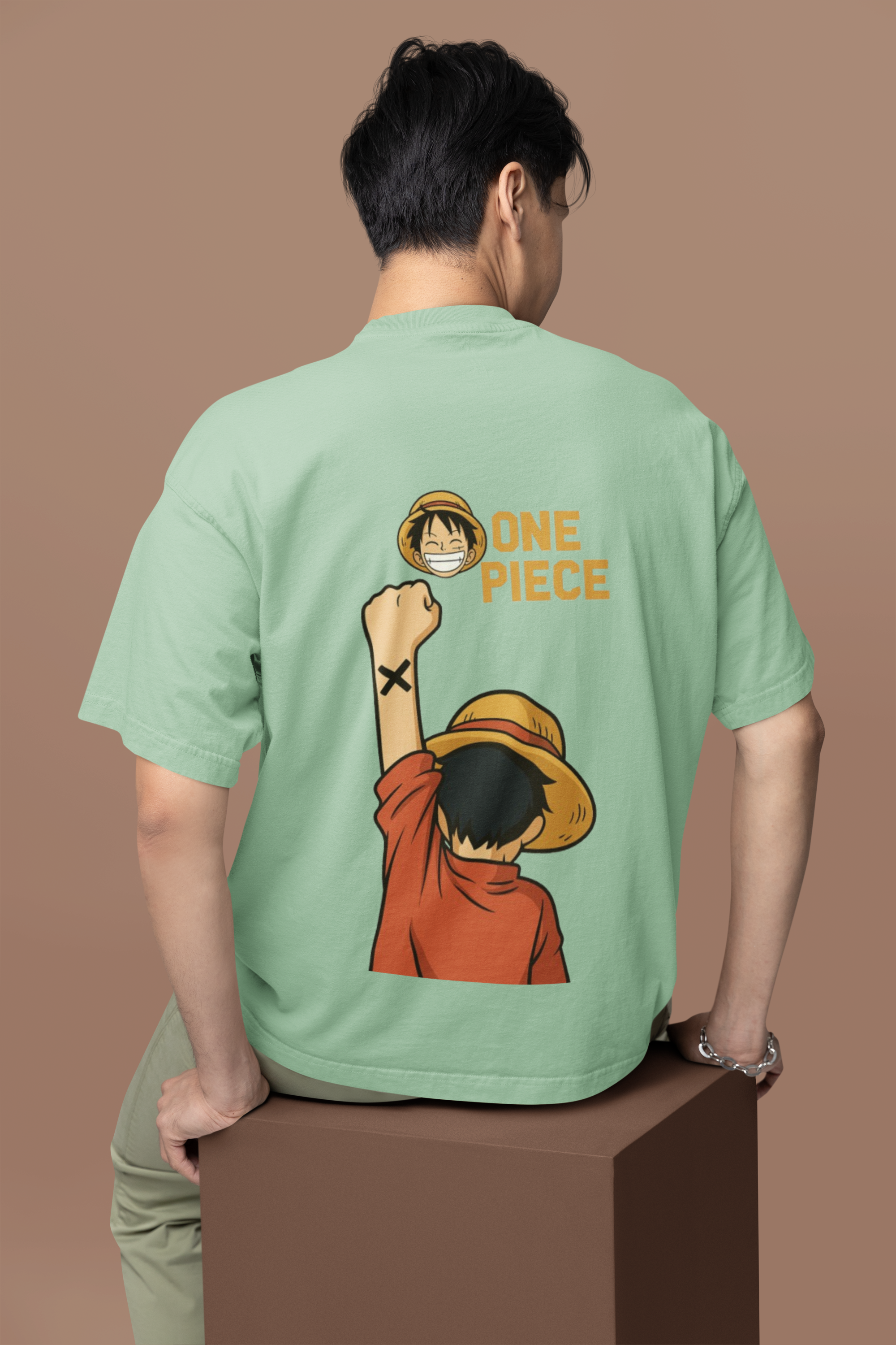 Forever Nakama Luffy’s Oath Oversized Tee | Mist & Cozy
