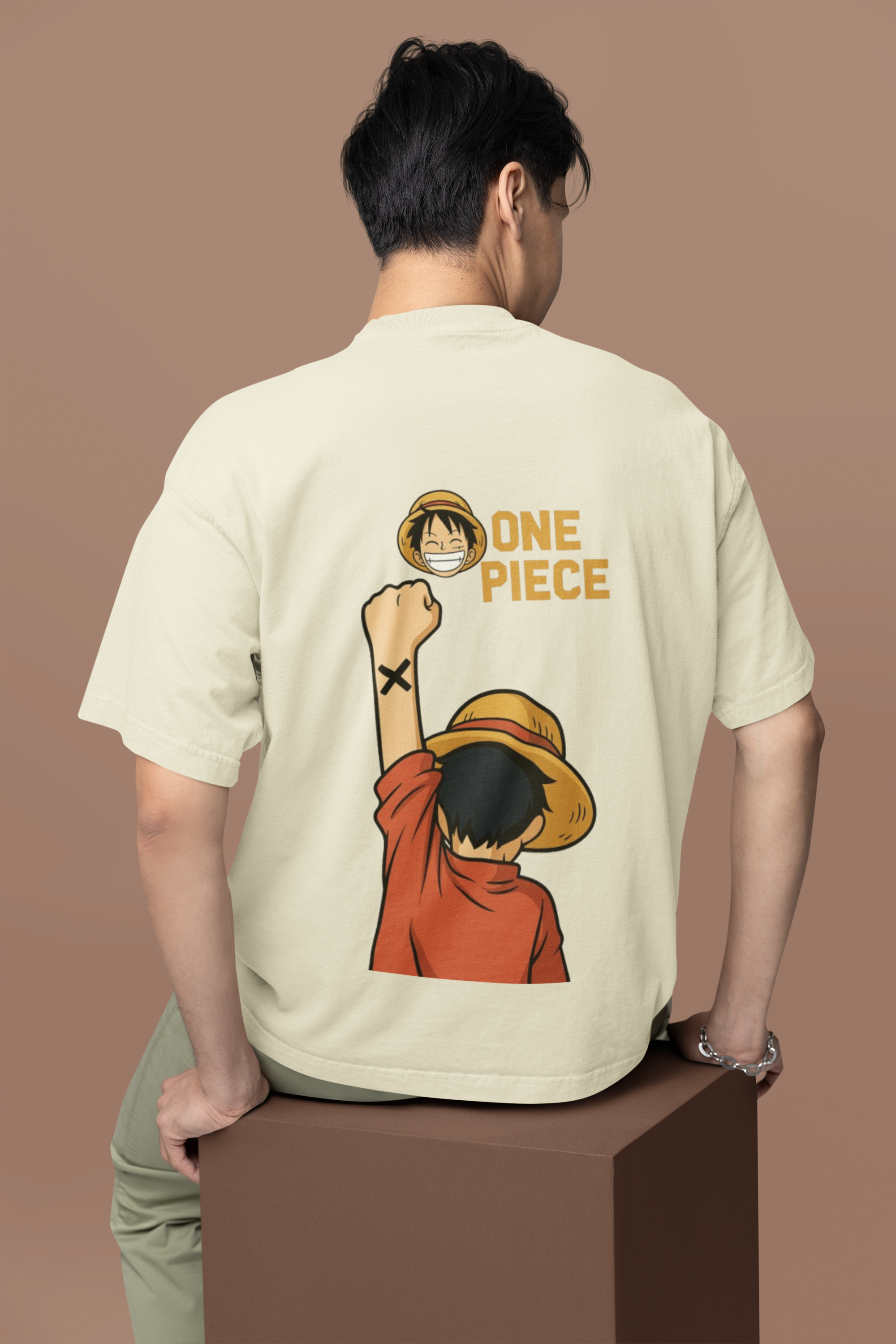 Forever Nakama Luffy’s Oath Oversized Tee | Mist & Cozy