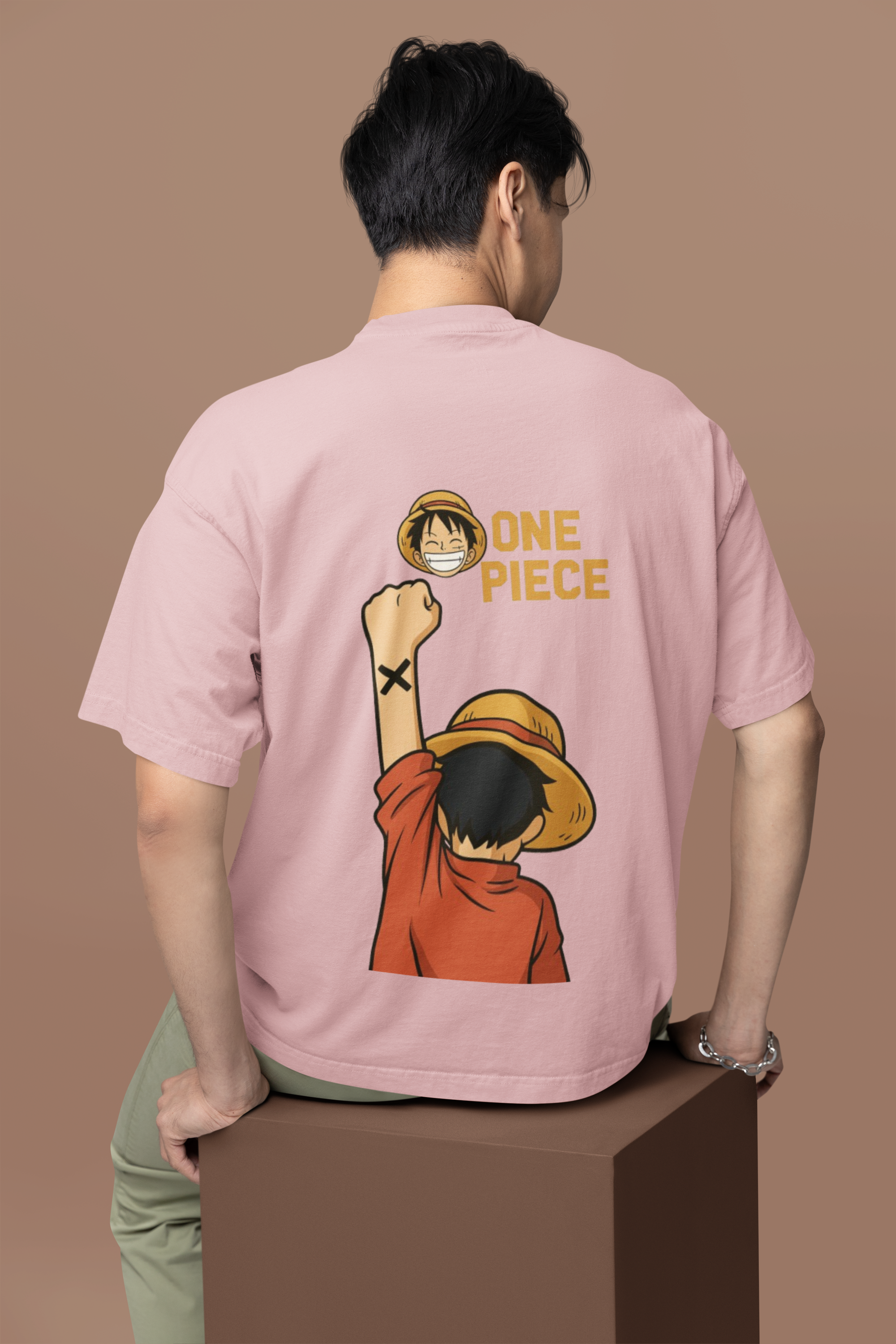 Forever Nakama Luffy’s Oath Oversized Tee | Mist & Cozy