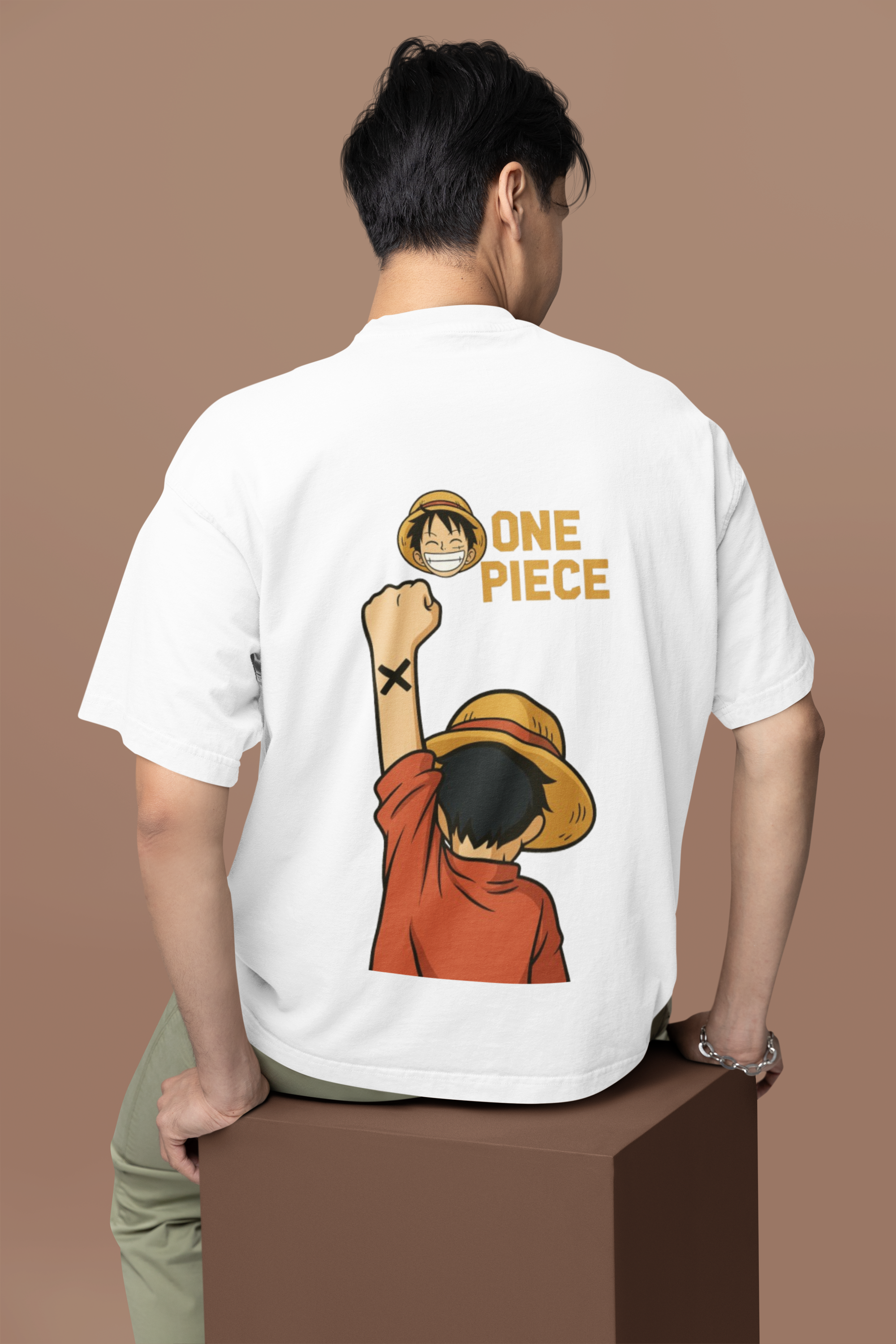 Forever Nakama Luffy’s Oath Oversized Tee | Mist & Cozy
