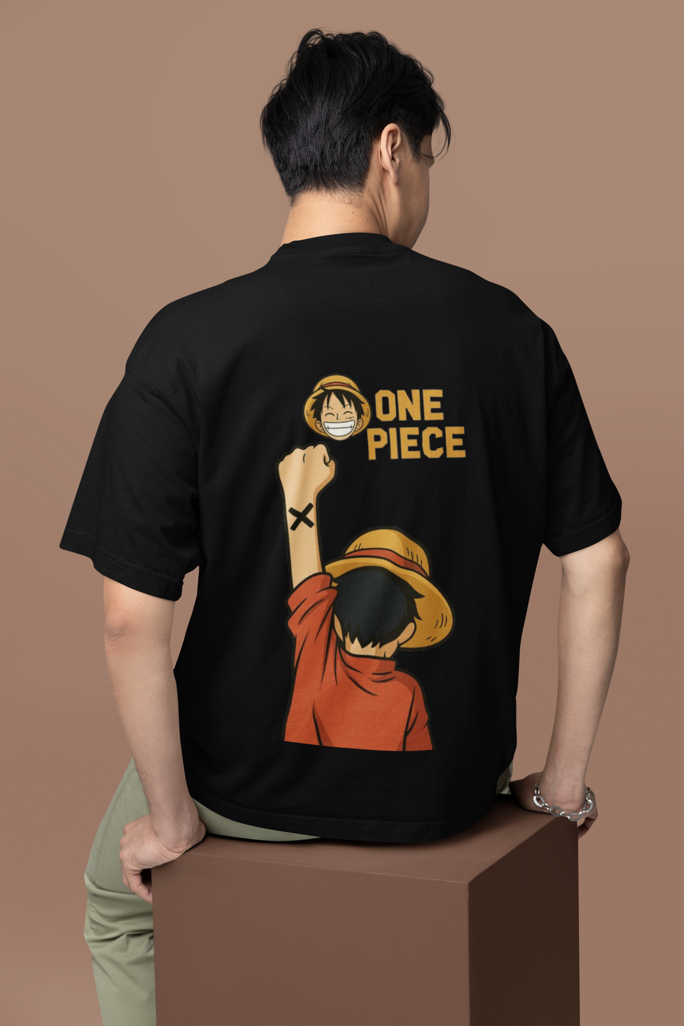 Forever Nakama Luffy’s Oath Oversized Tee | Mist & Cozy