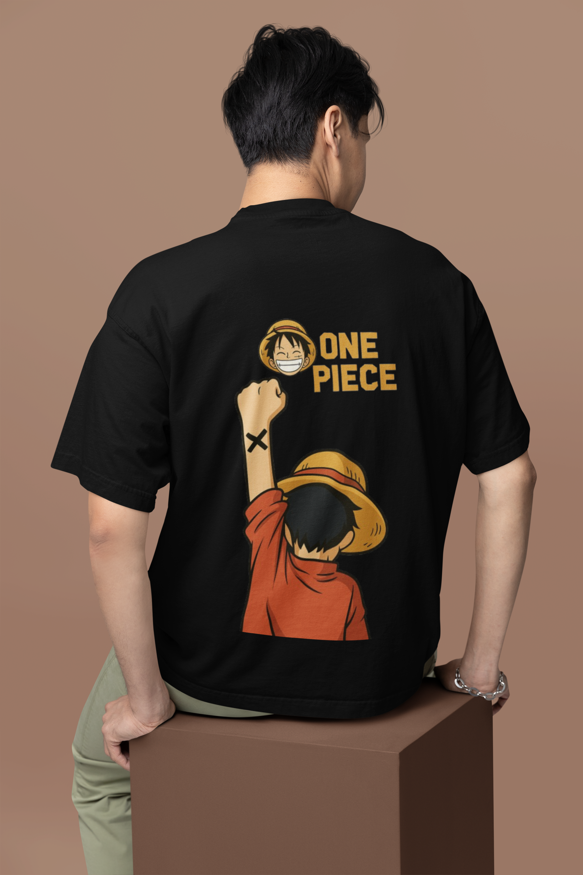 Forever Nakama Luffy’s Oath Oversized Tee | Mist & Cozy