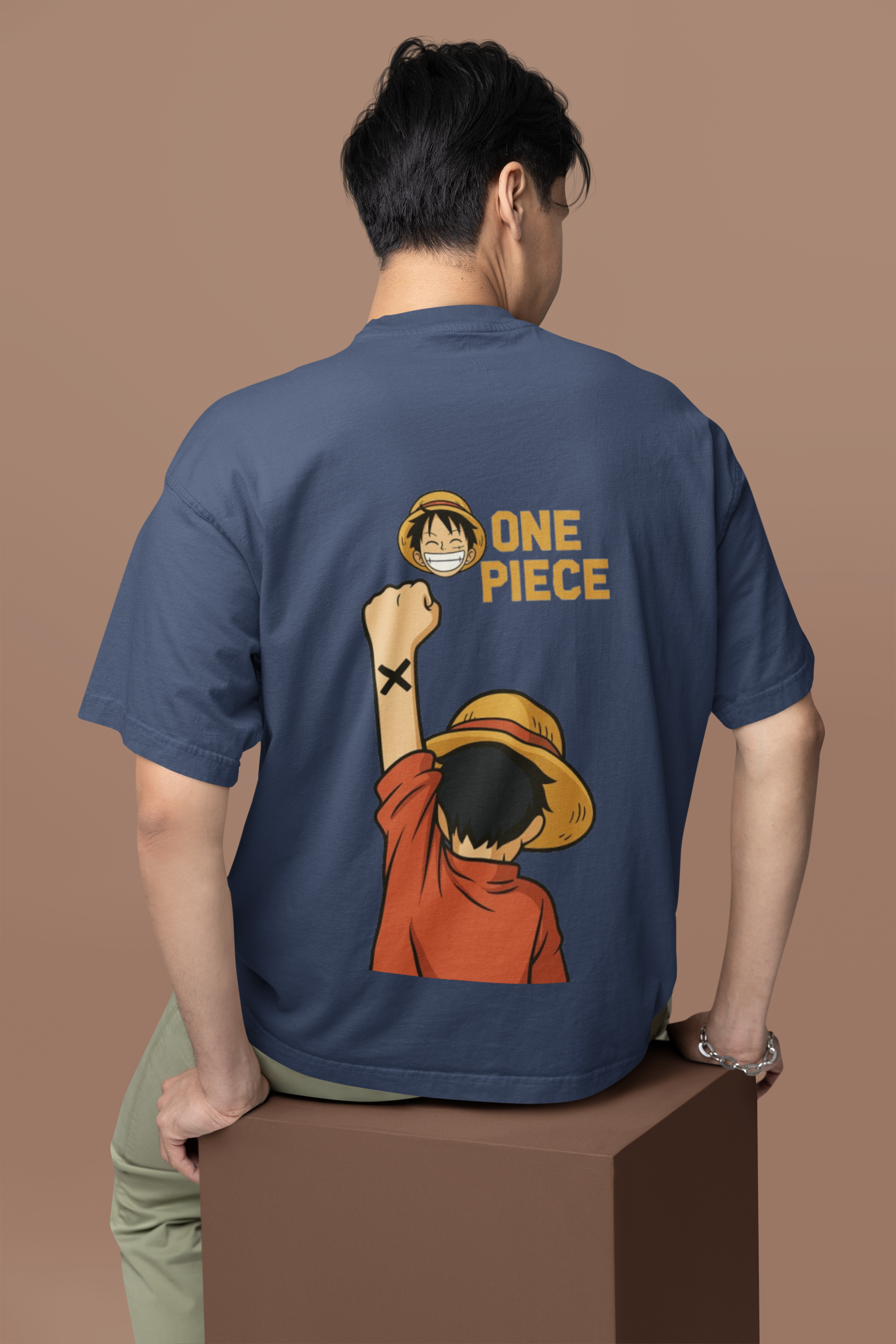 Forever Nakama Luffy’s Oath Oversized Tee | Mist & Cozy
