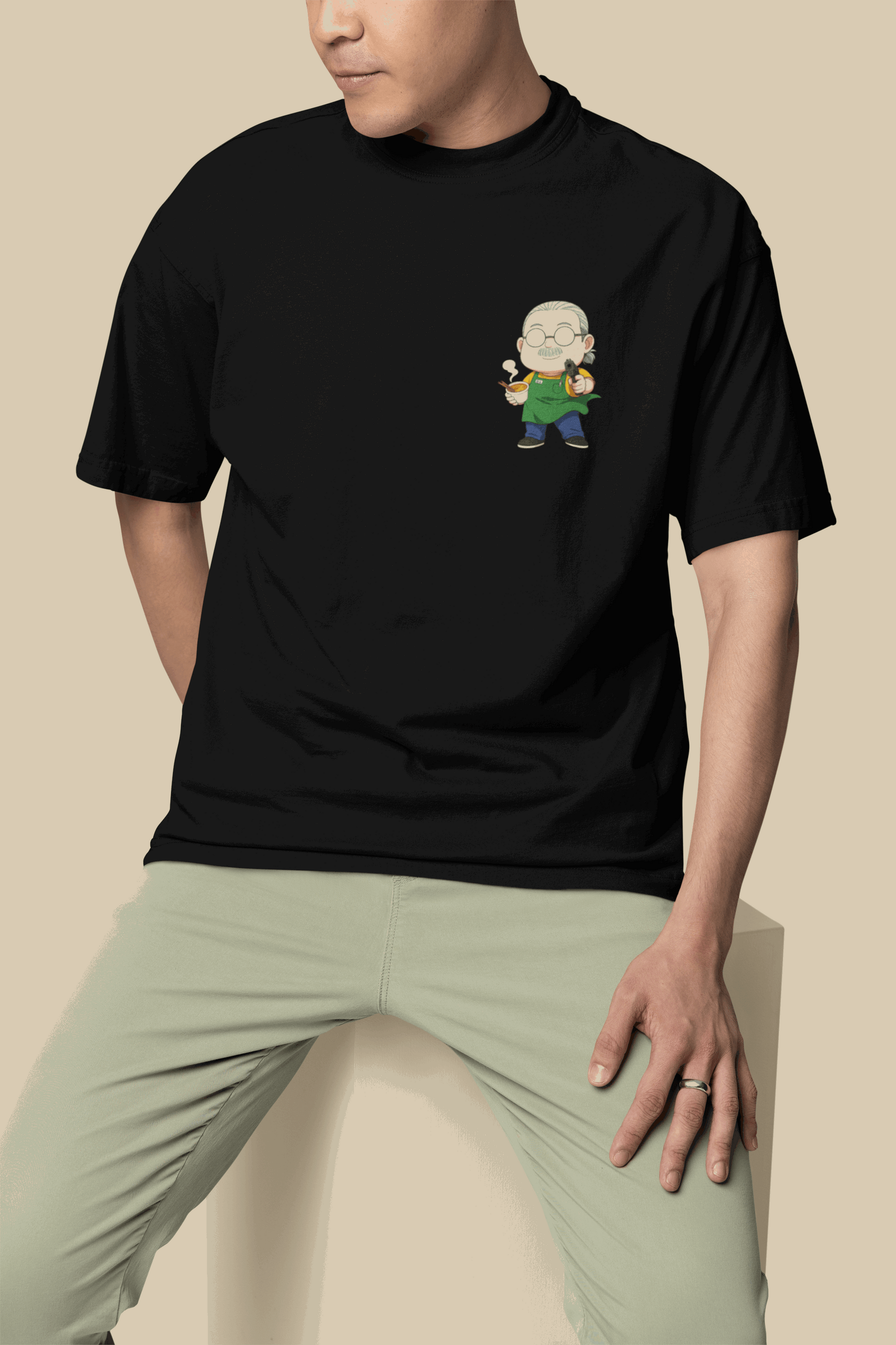 Taro Sakamoto Dual Persona Oversized Tee