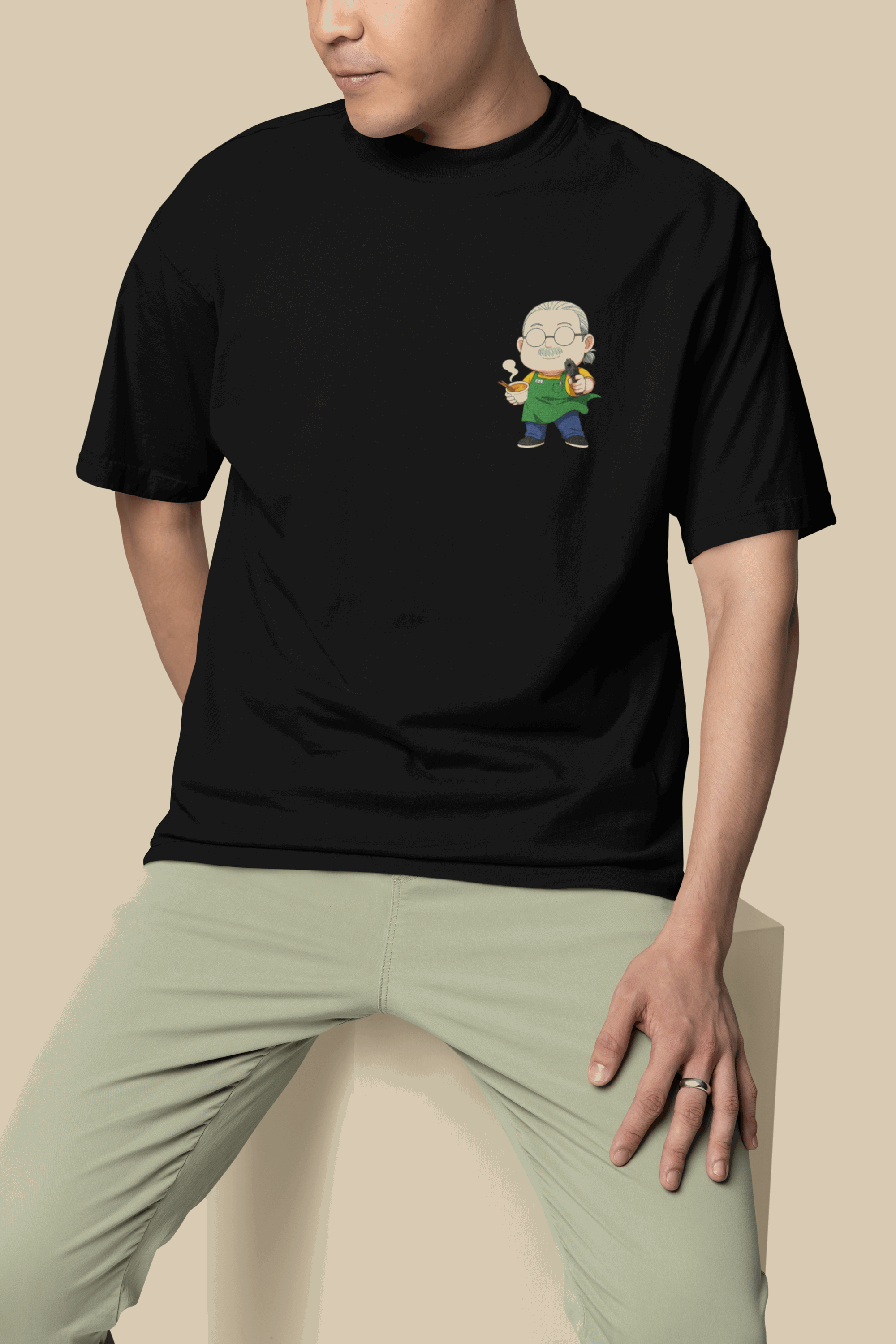 Taro Sakamoto Dual Persona Oversized Tee