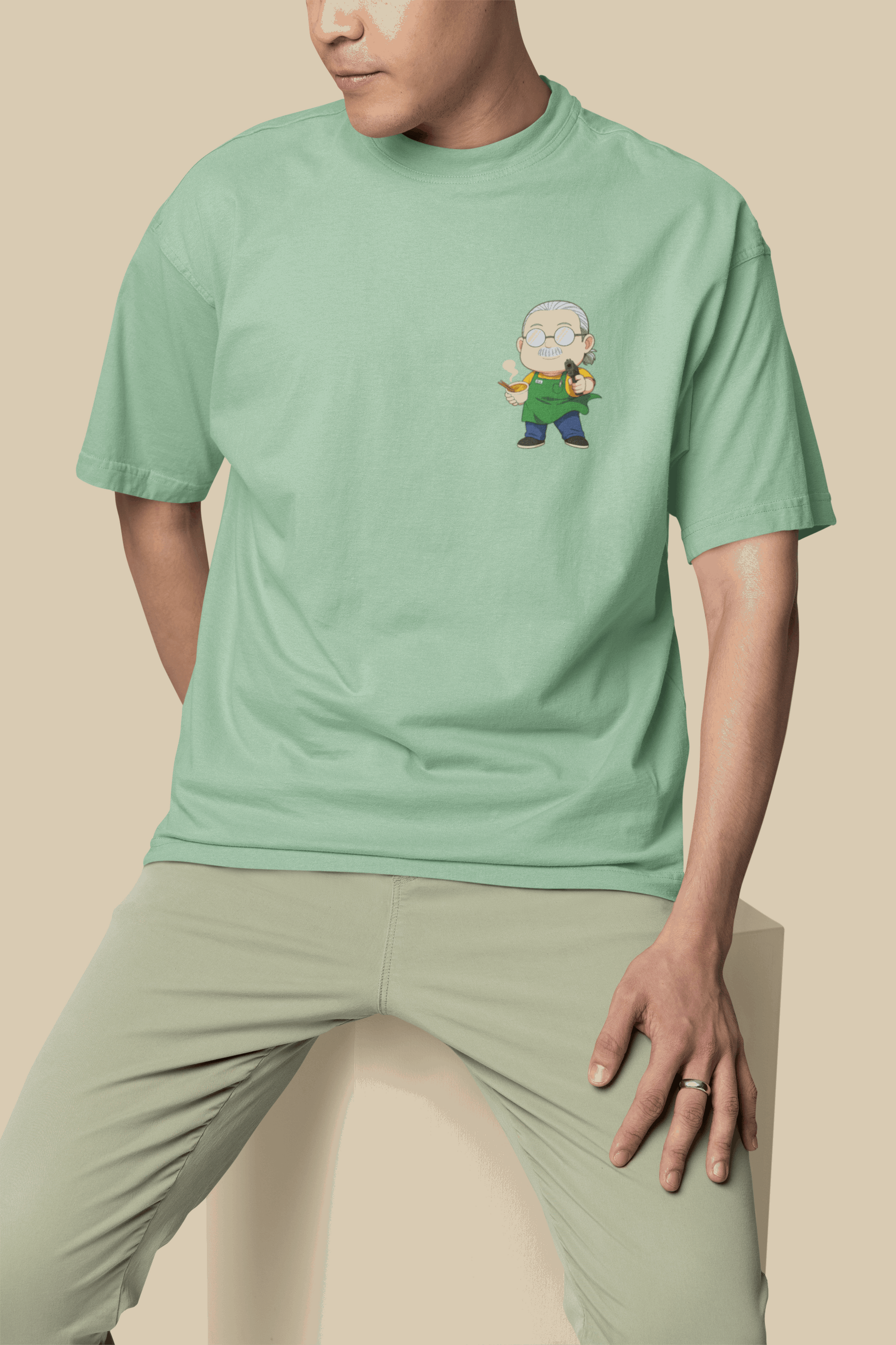 Taro Sakamoto Dual Persona Oversized Tee