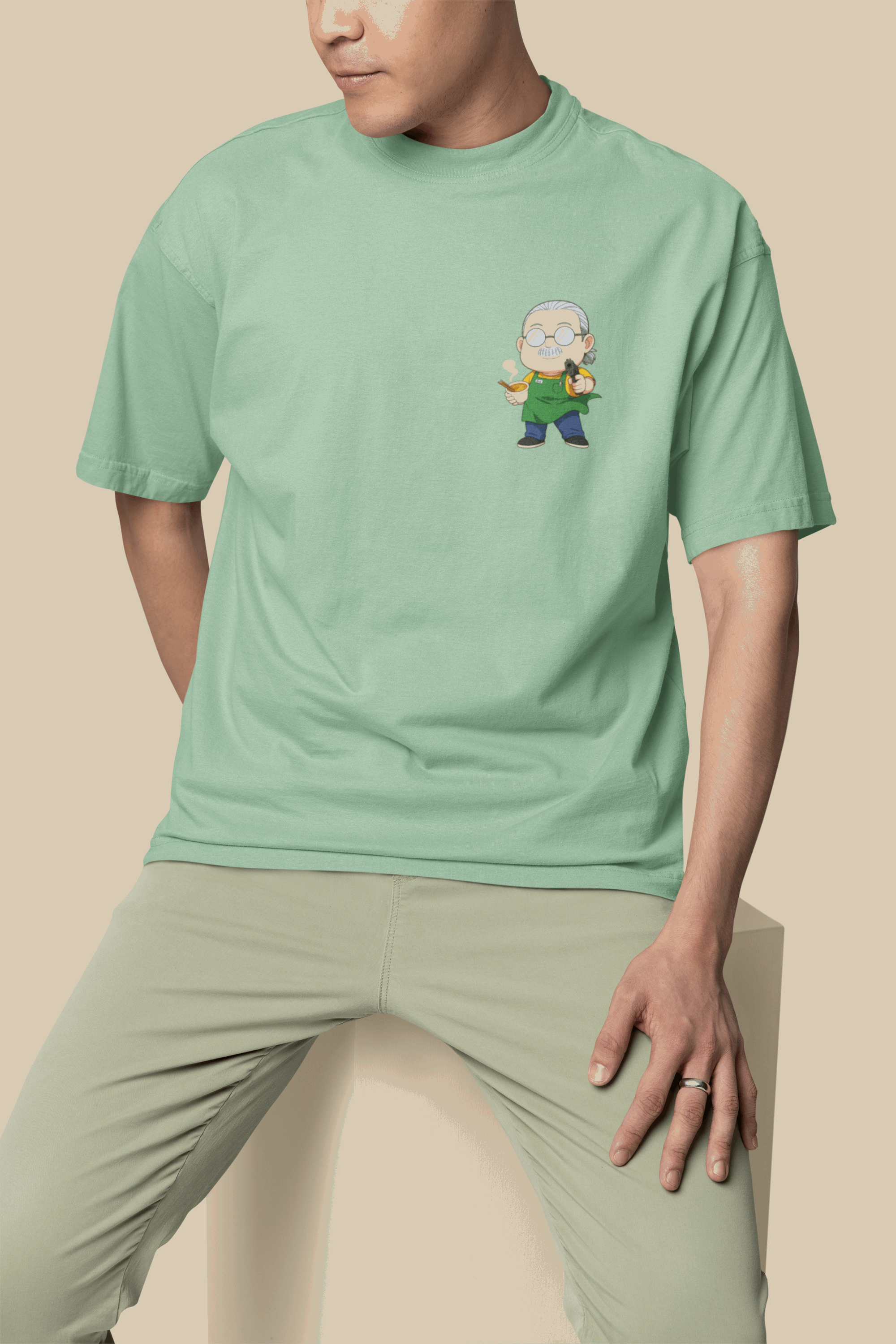 Taro Sakamoto Dual Persona Oversized Tee