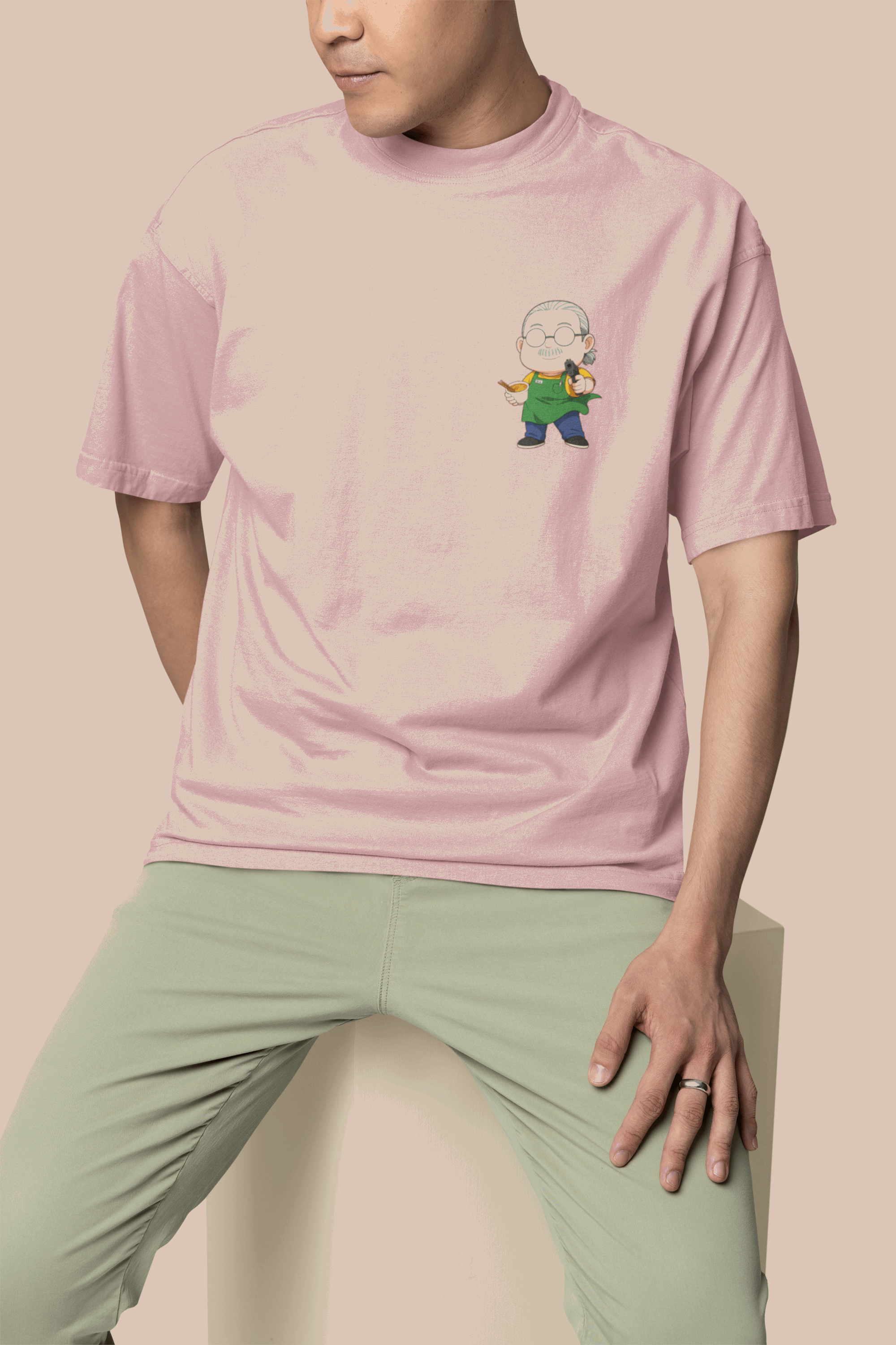 Taro Sakamoto Dual Persona Oversized Tee