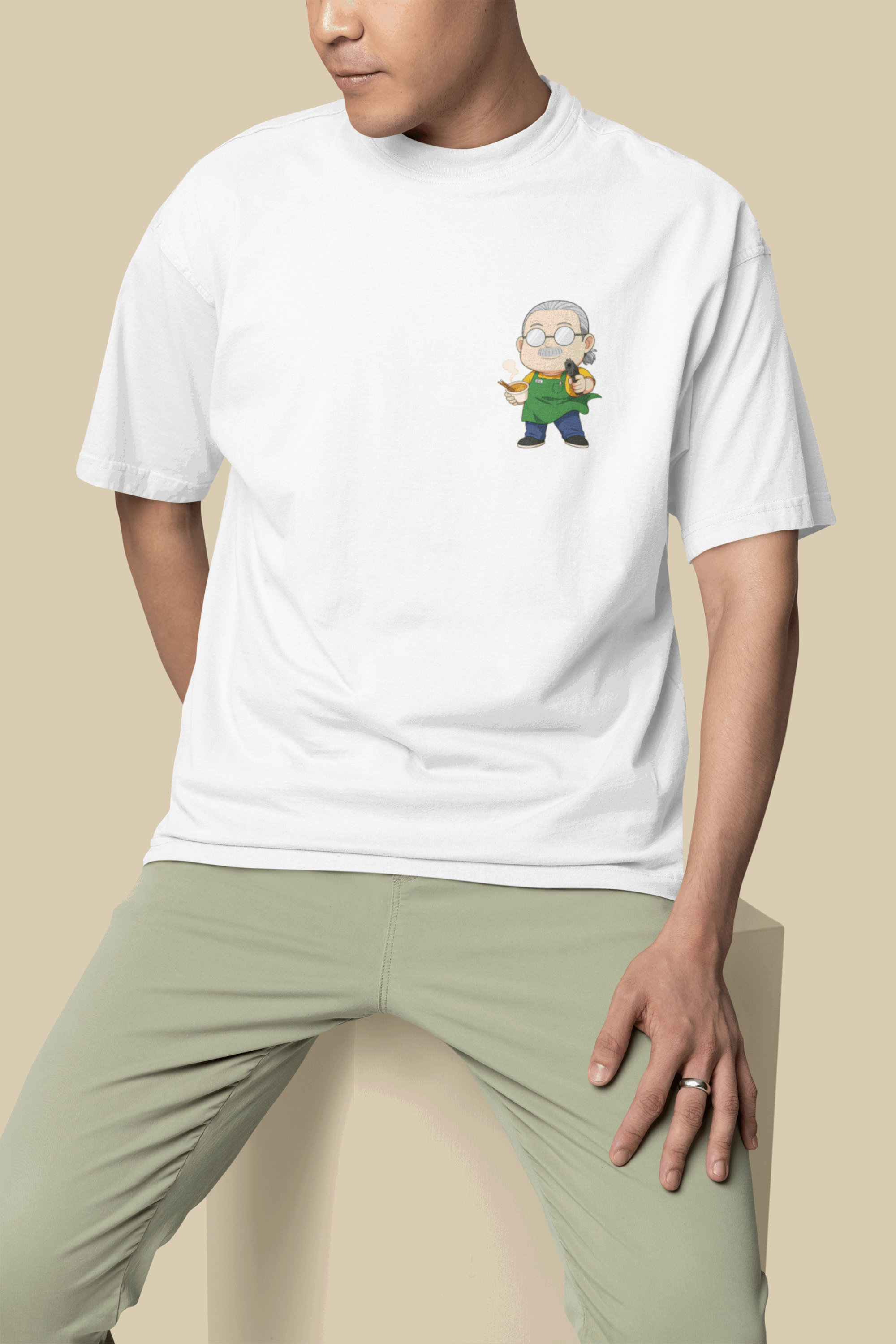 Taro Sakamoto Dual Persona Oversized Tee