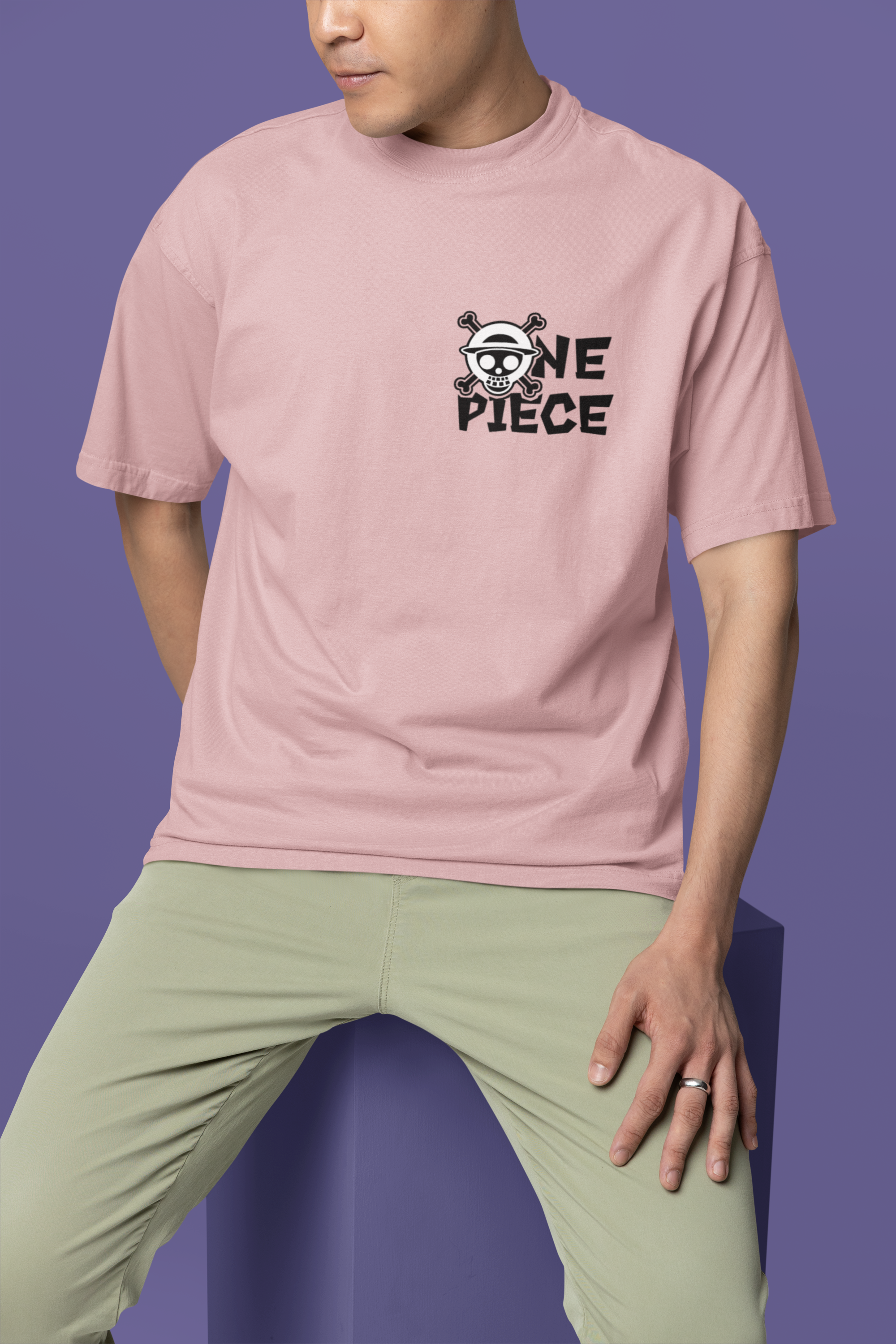 Gear 5 Awakened Luffy Punch Oversized Tee | Mist & Cozy