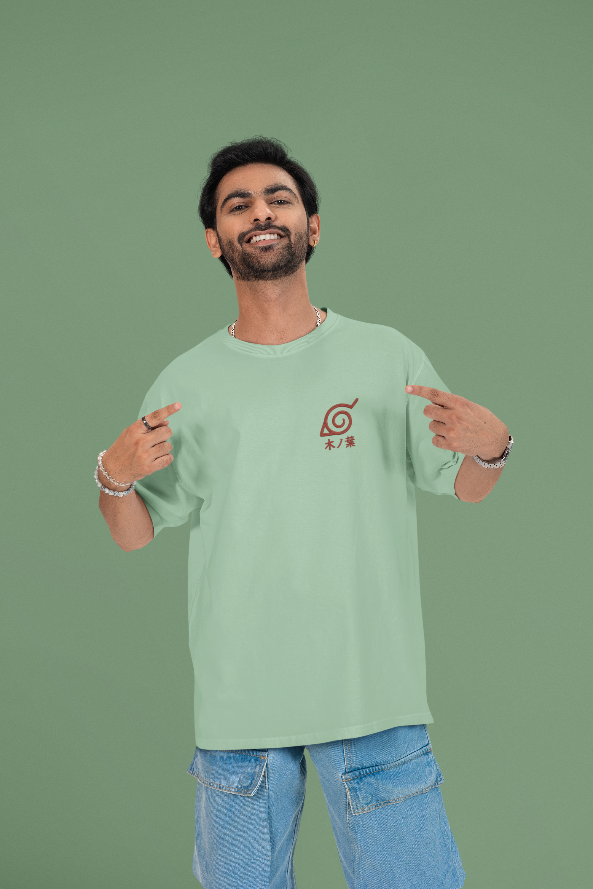 Naruto Legacy of the Leaf Oversized Tee | Mist & Cozy