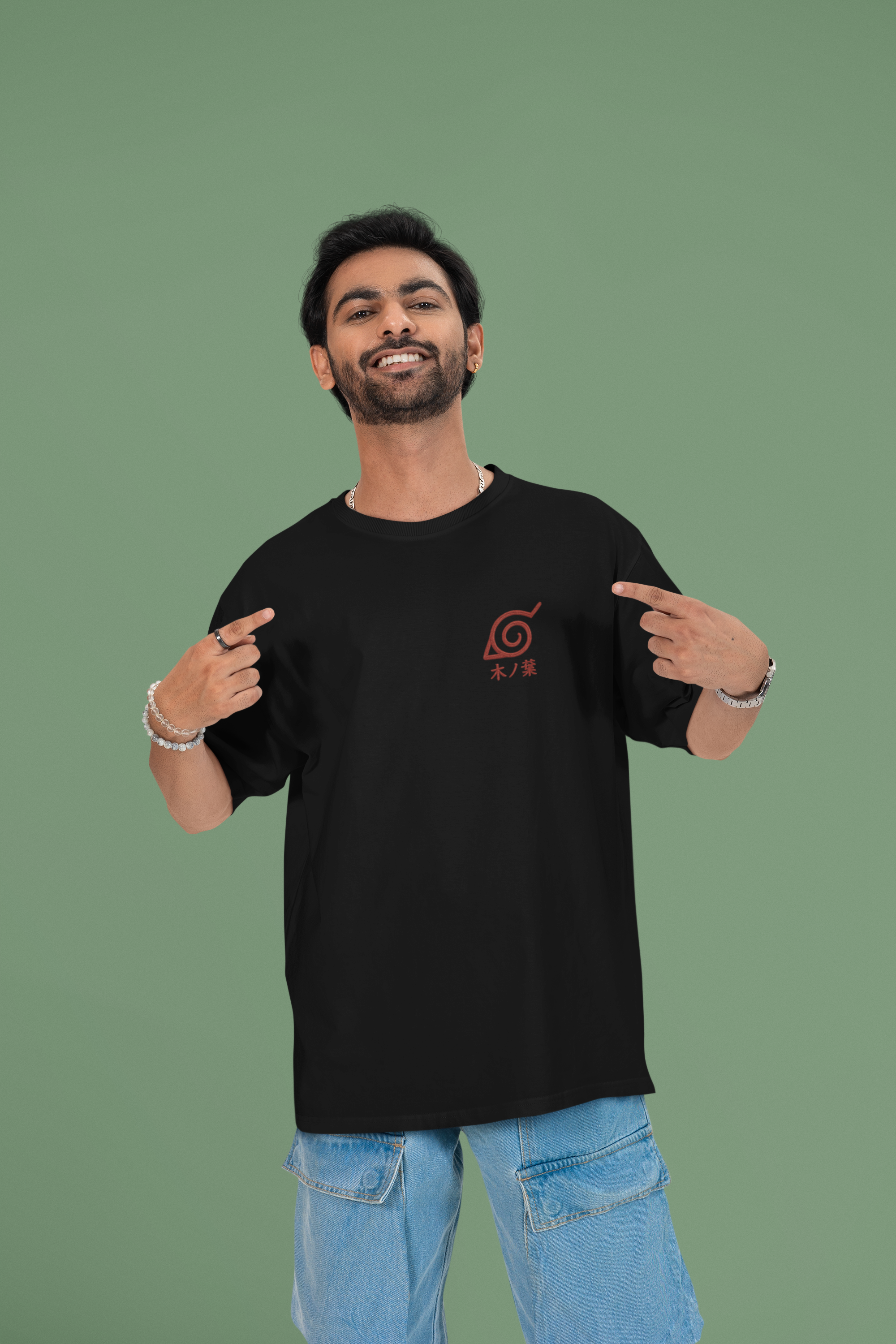 Naruto Legacy of the Leaf Oversized Tee | Mist & Cozy